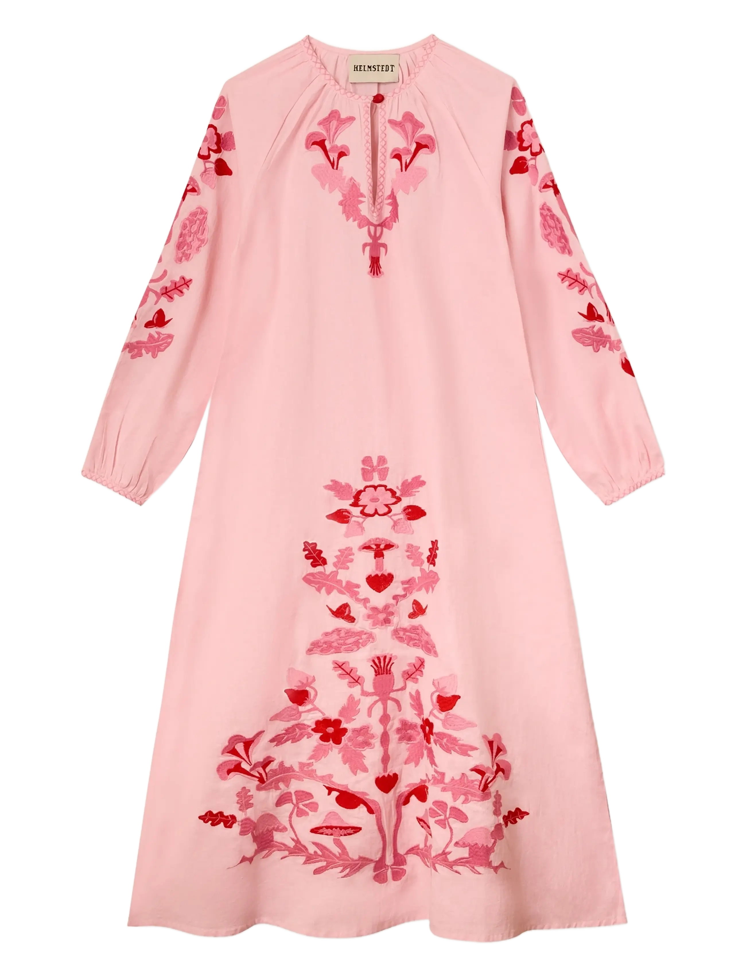 Helmstedt Victoria Dress - Shirt Dresses - PINK / pink/rose