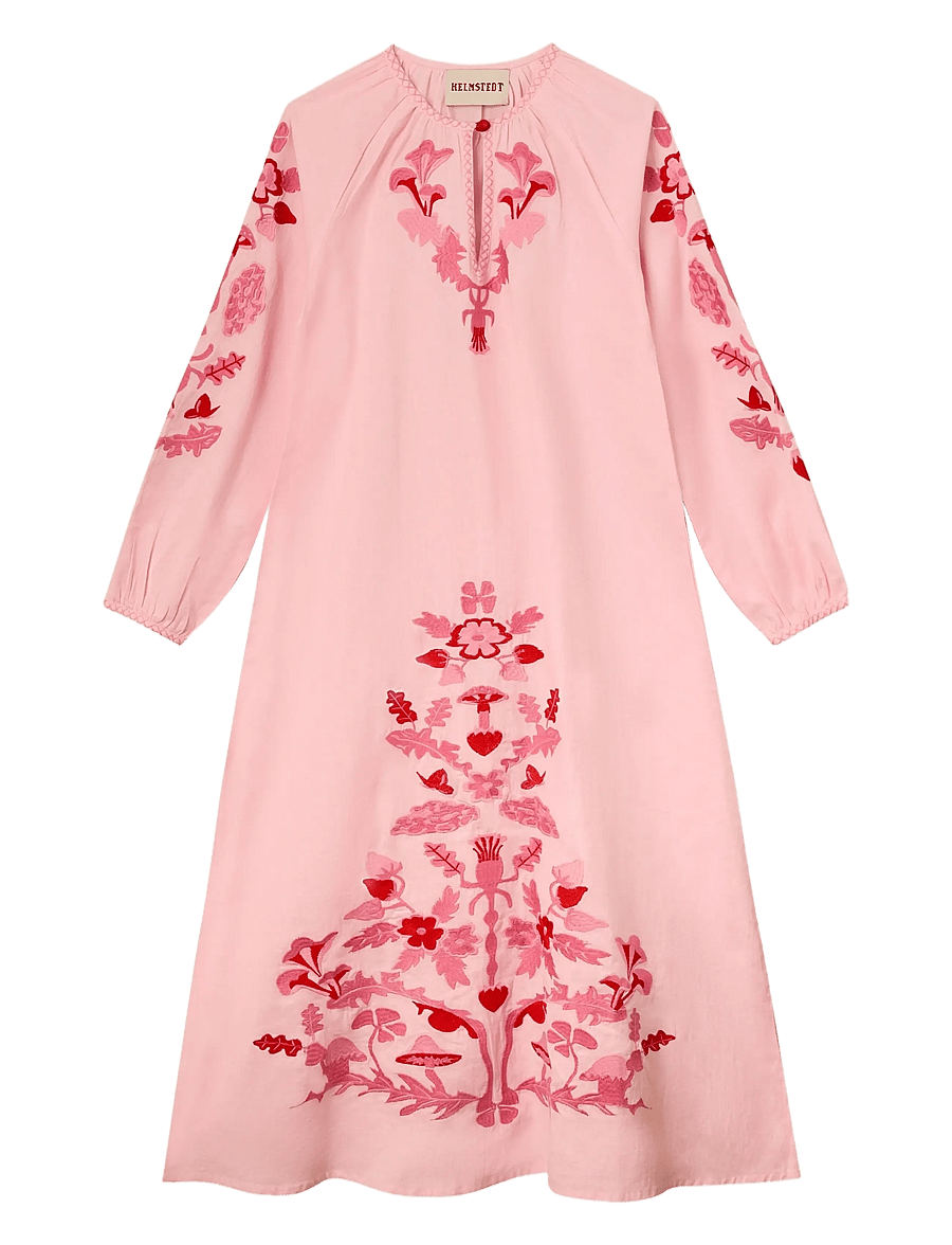 Helmstedt - Victoria Dress - särkkleidid - pink - 1