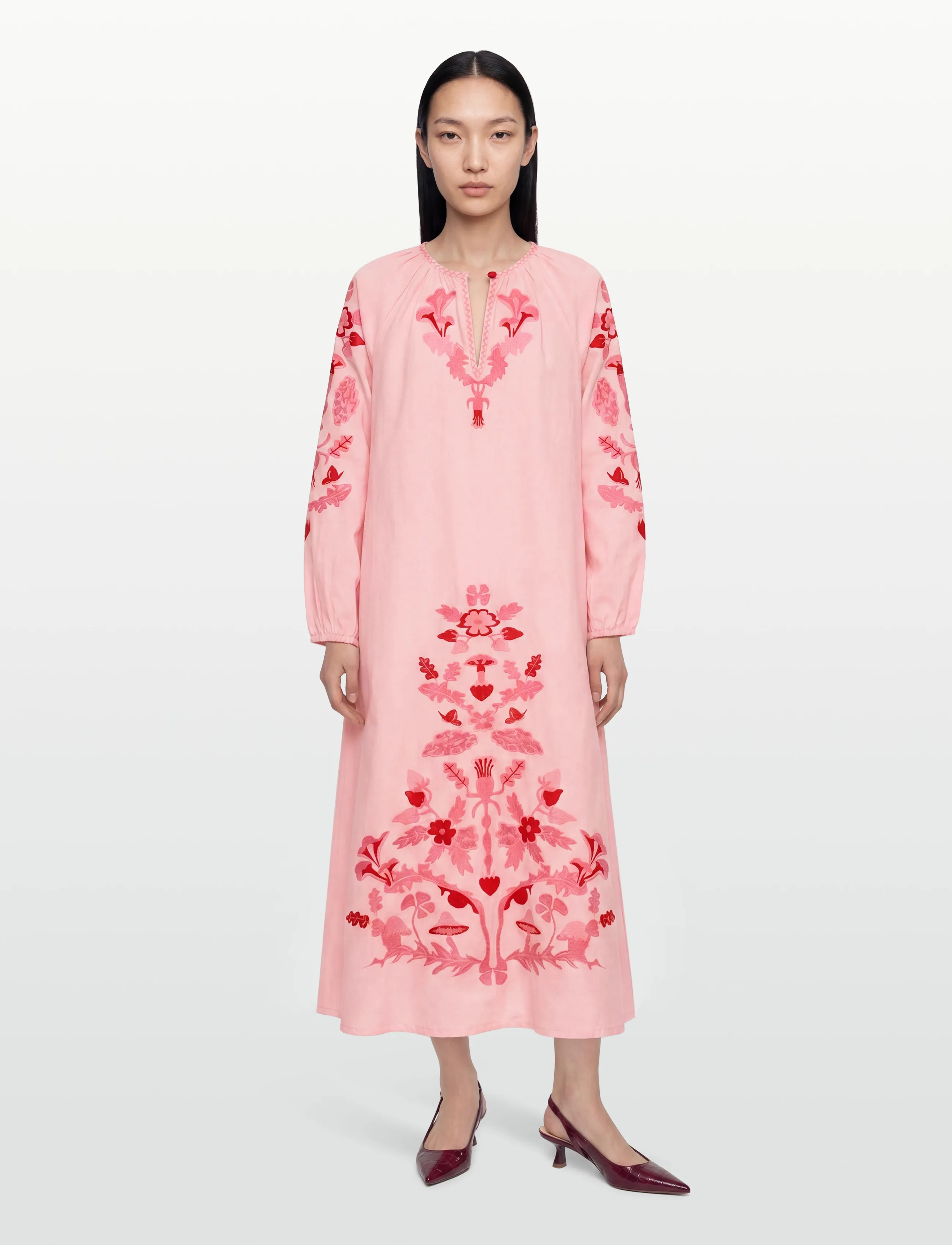 Helmstedt Victoria Dress, S, Pink, Designere > Shirt Dresses, Dame