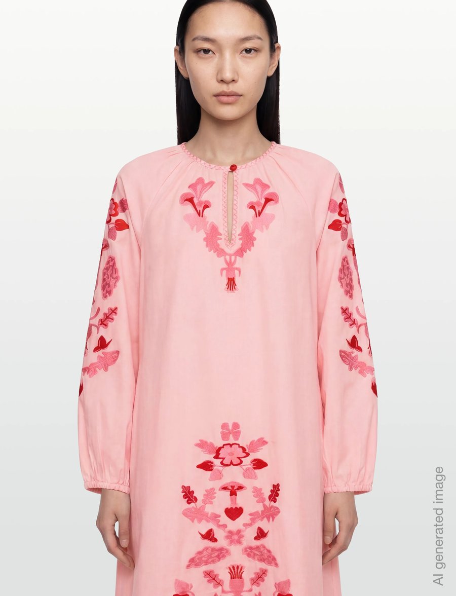 Helmstedt - Victoria Dress - särkkleidid - pink - 3