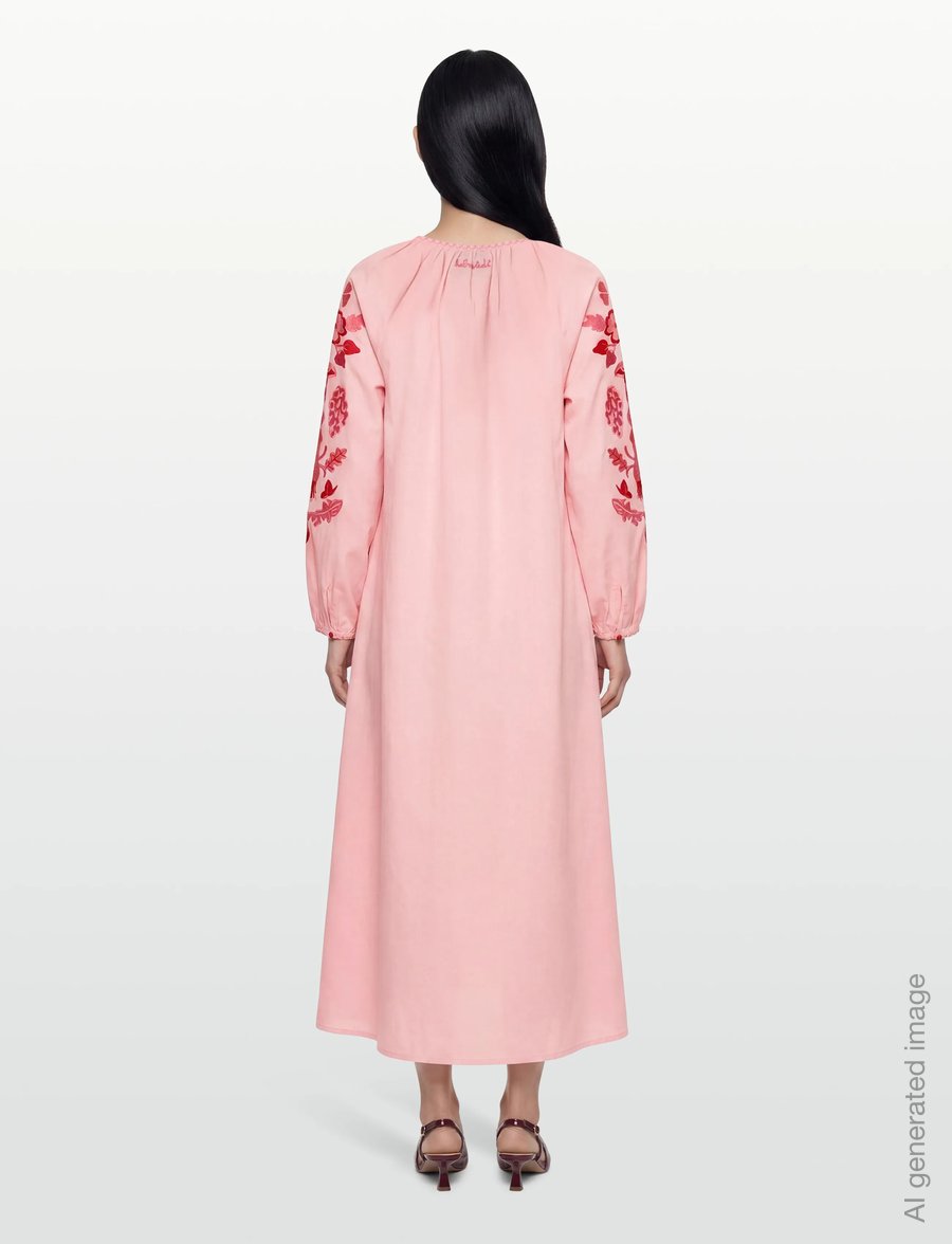 Helmstedt - Victoria Dress - särkkleidid - pink - 4