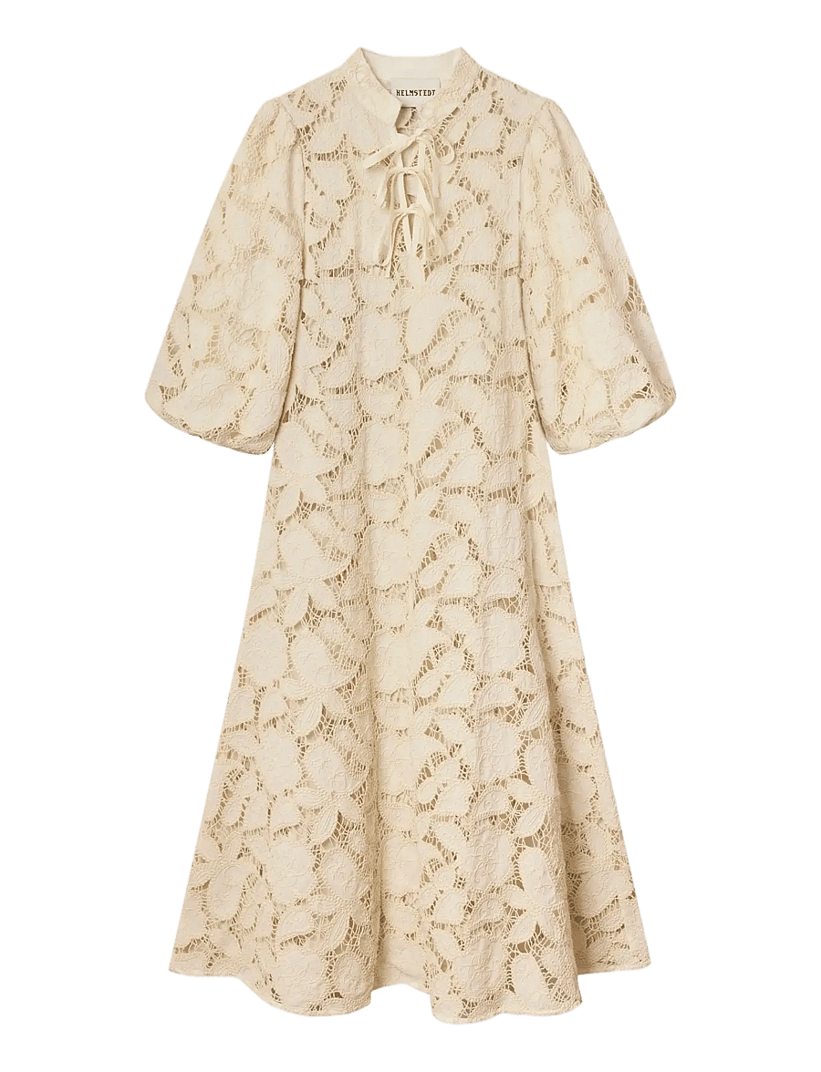 Helmstedt - Ebba Dress - summer dresses - ivory - 1