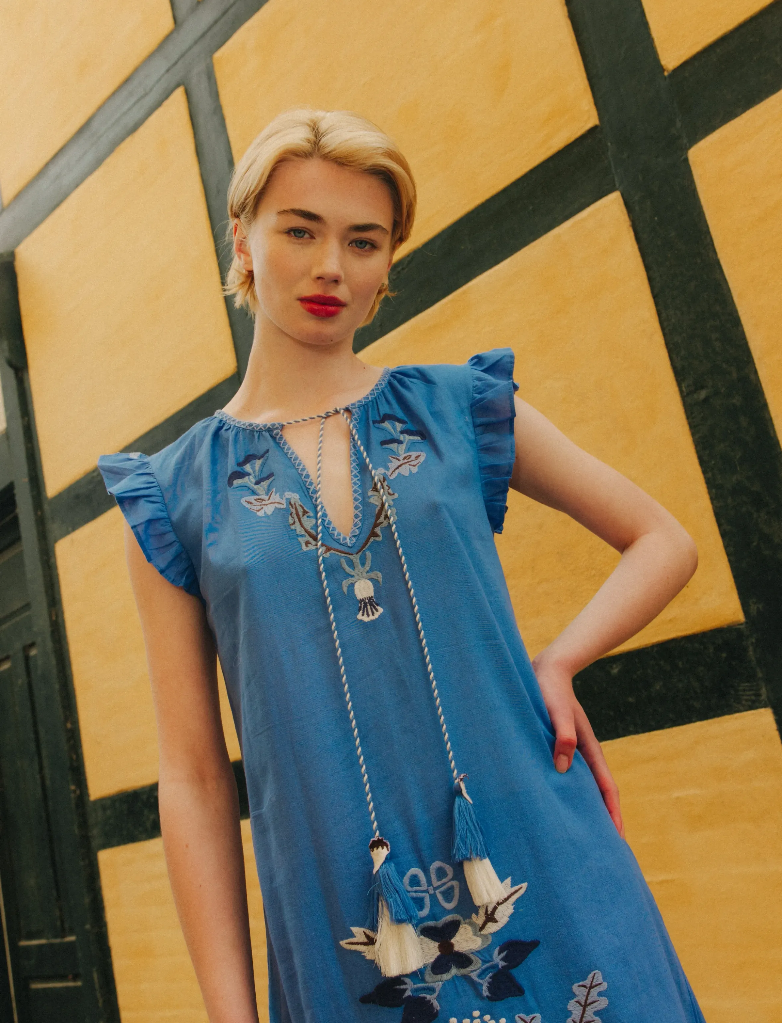 Helmstedt Ditte Dress - Maxi kjoler - DREAMY BLUE / blue