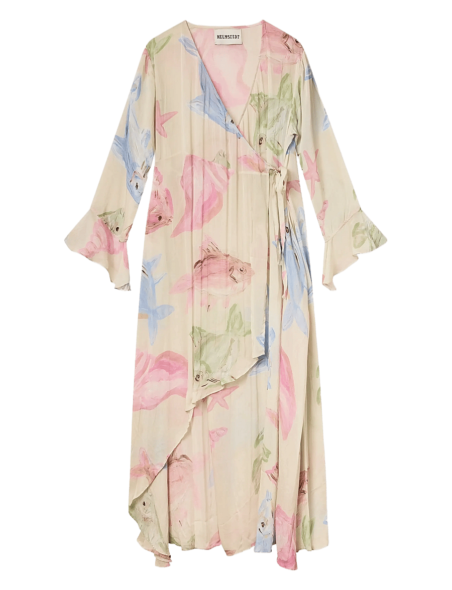 Helmstedt - Elava Dress - kesämekot - pastel fish print - 0