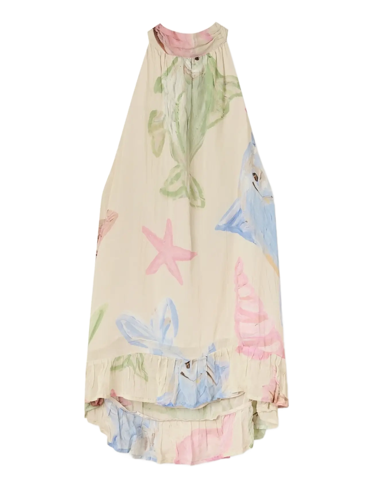 Helmstedt Flair top - Tanktops - PASTEL FISH PRINT / cream