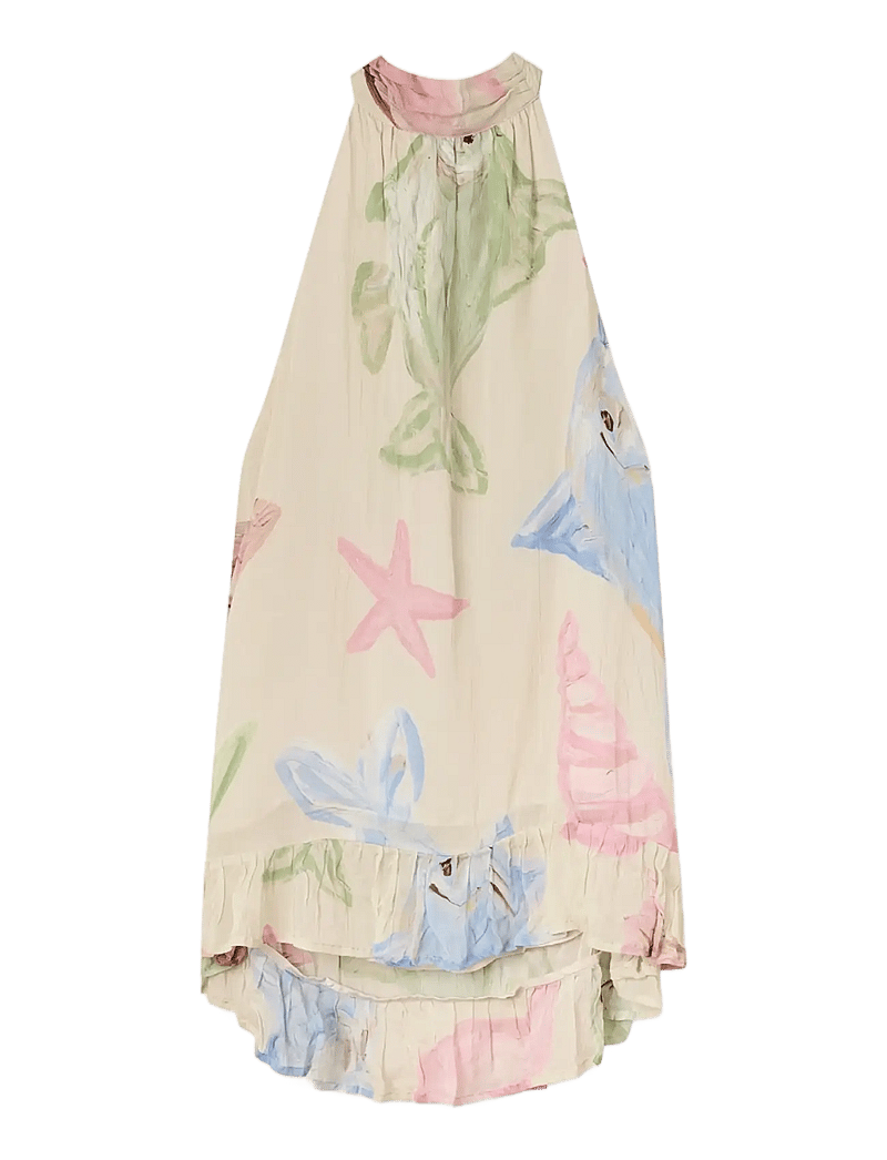 Helmstedt - Flair top - linnen - pastel fish print - 0
