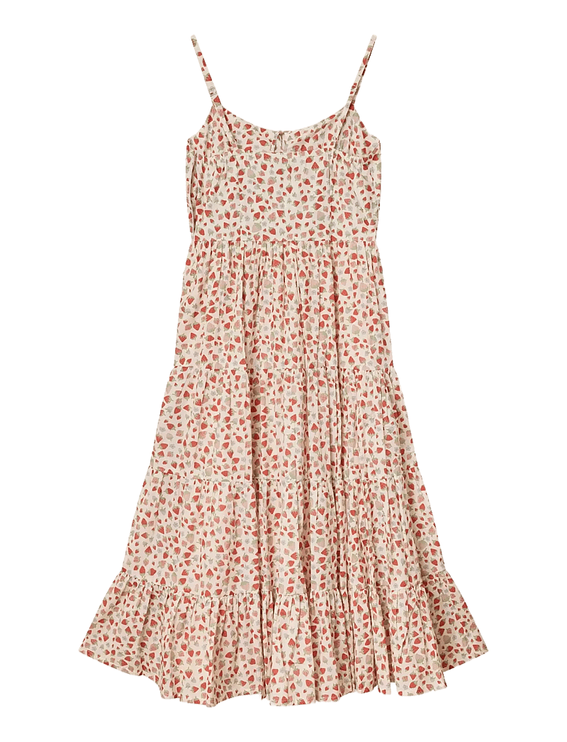 Helmstedt - Malou Dress - slip dresses - strawberry print - 1