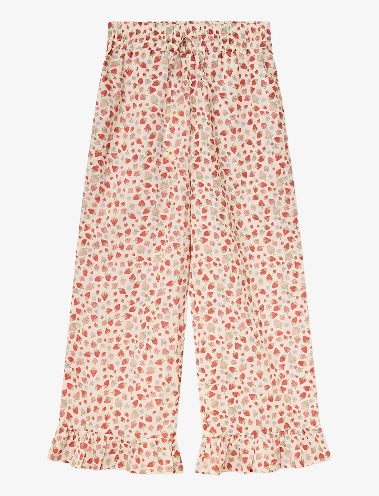 Helmstedt - Elin Pants - bukser med lige ben - strawberry print - 0