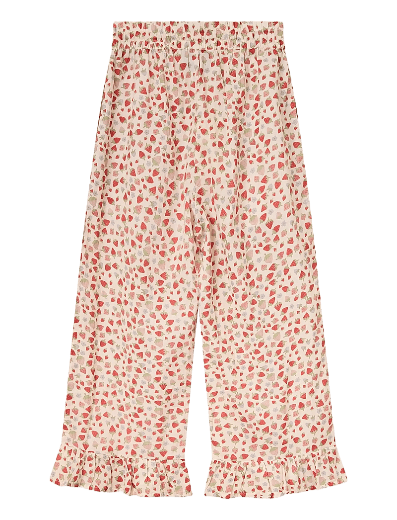Helmstedt - Elin Pants - bukser med lige ben - strawberry print - 1