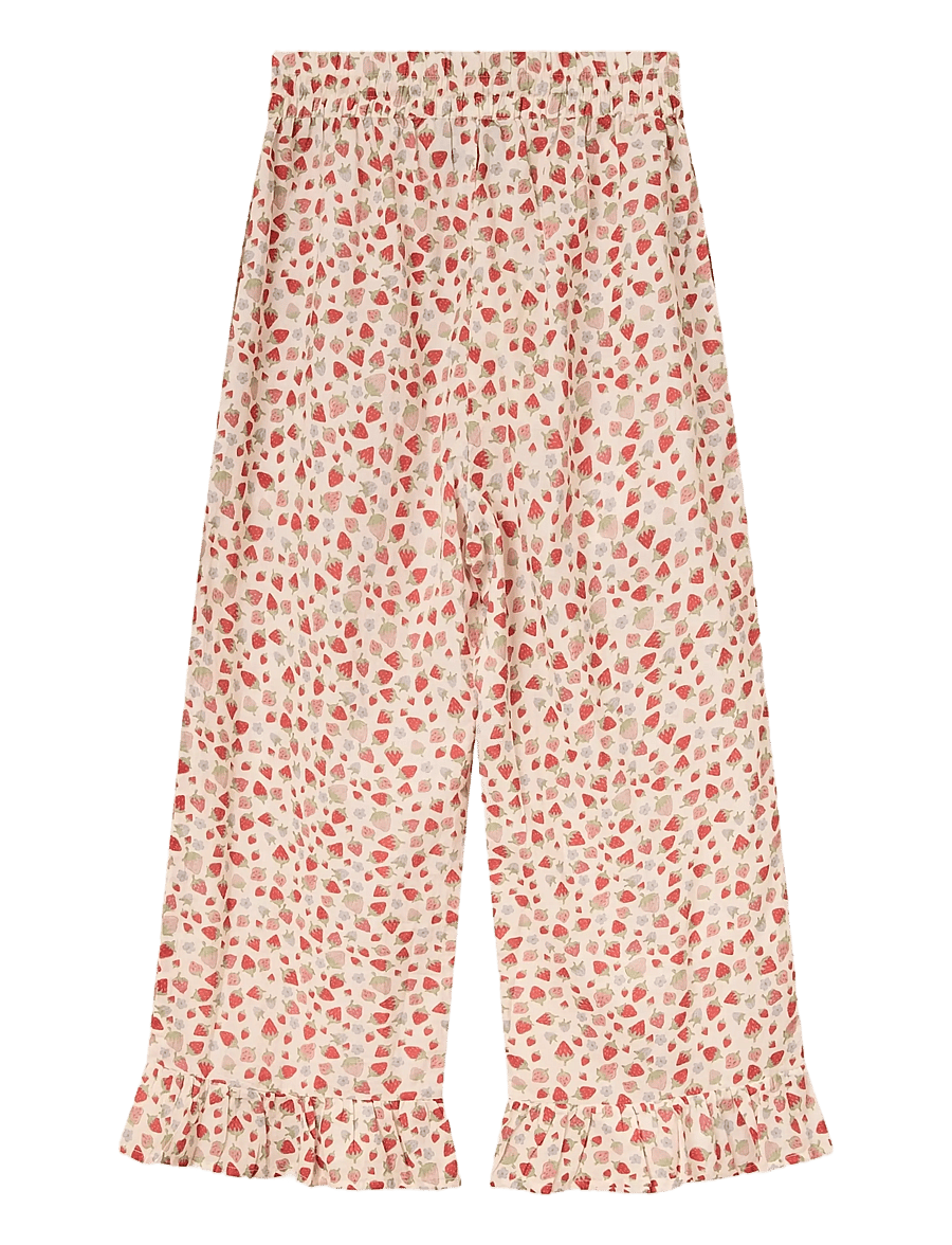 Helmstedt - Elin Pants - straight leg trousers - strawberry print - 2