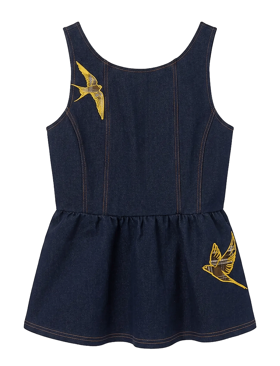 Helmstedt - Emilie Denim Top - dark blue denim - 1