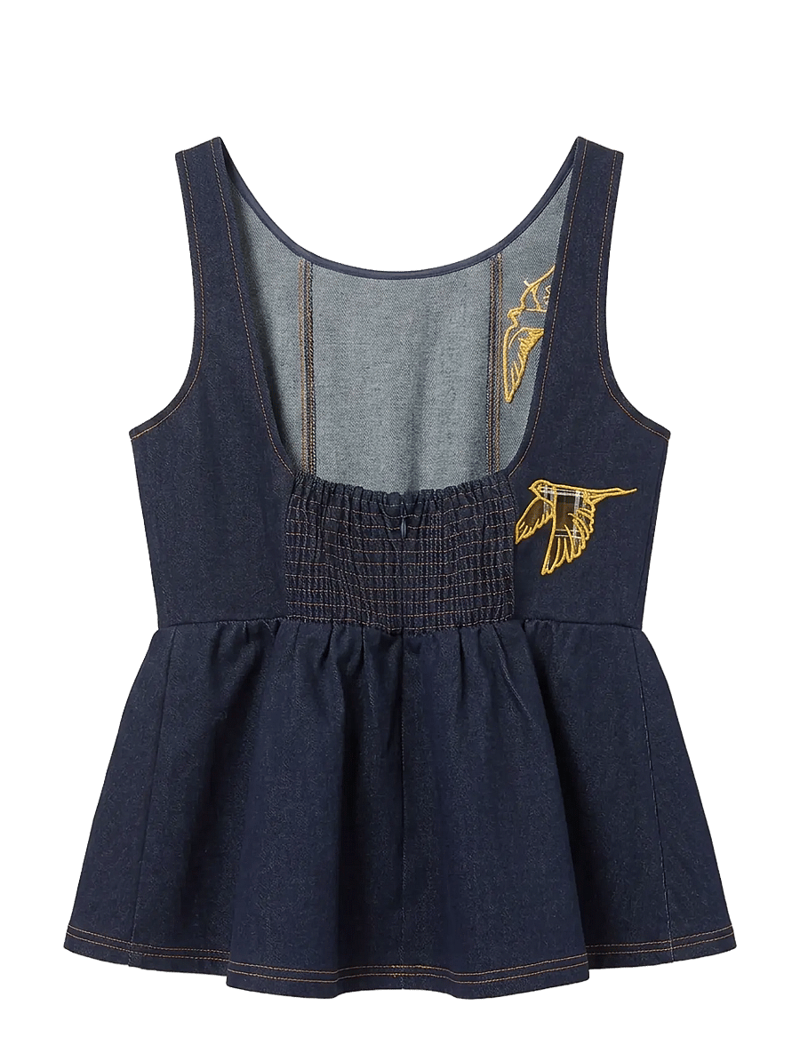 Helmstedt - Emilie Denim Top - dark blue denim - 2
