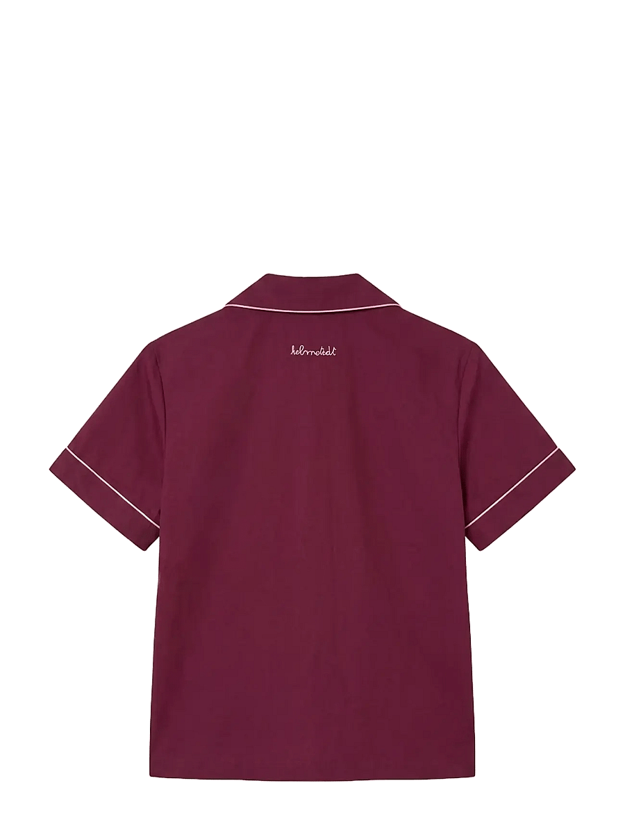 Helmstedt - Fiona Shirt - kurzärmlige hemden - burgundy red - 2