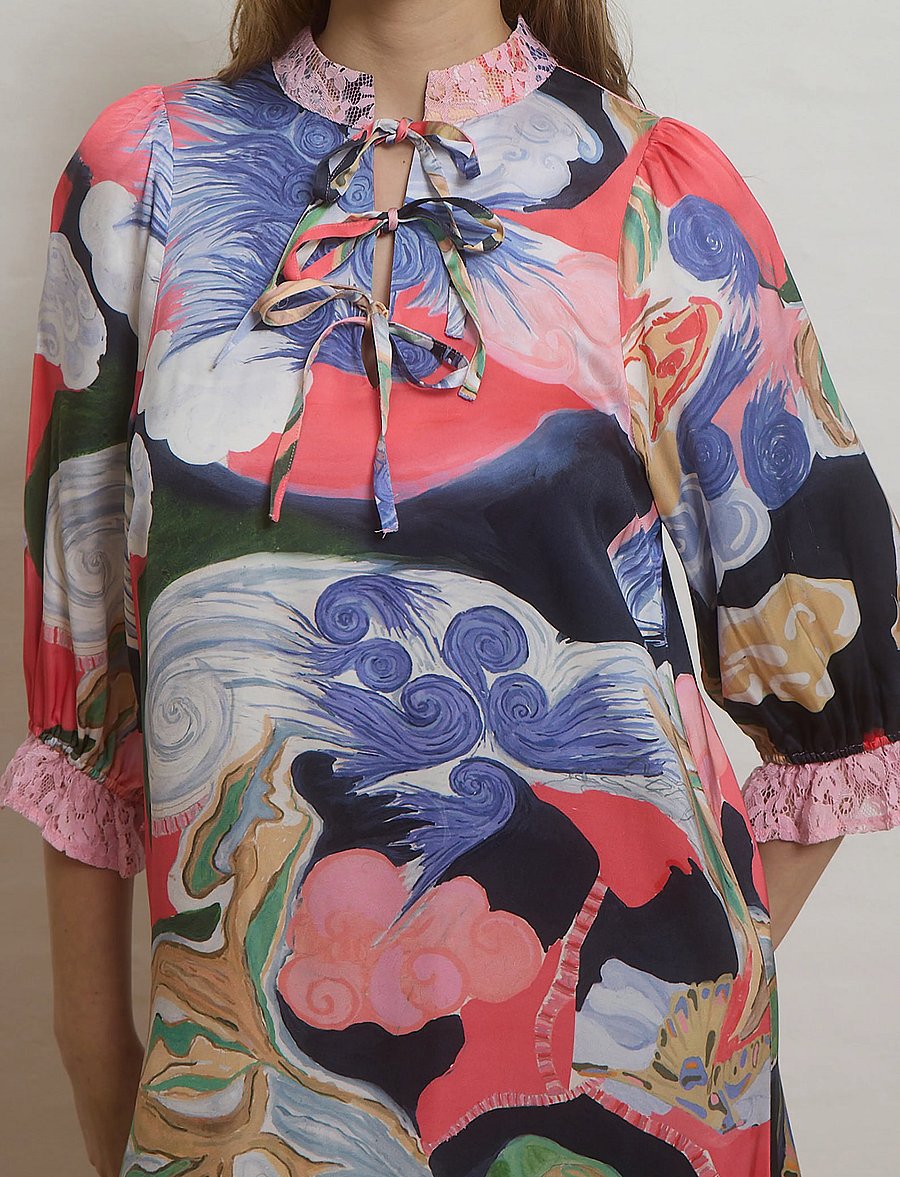 Helmstedt - Ebba dress - midikleidid - serenity print - 4