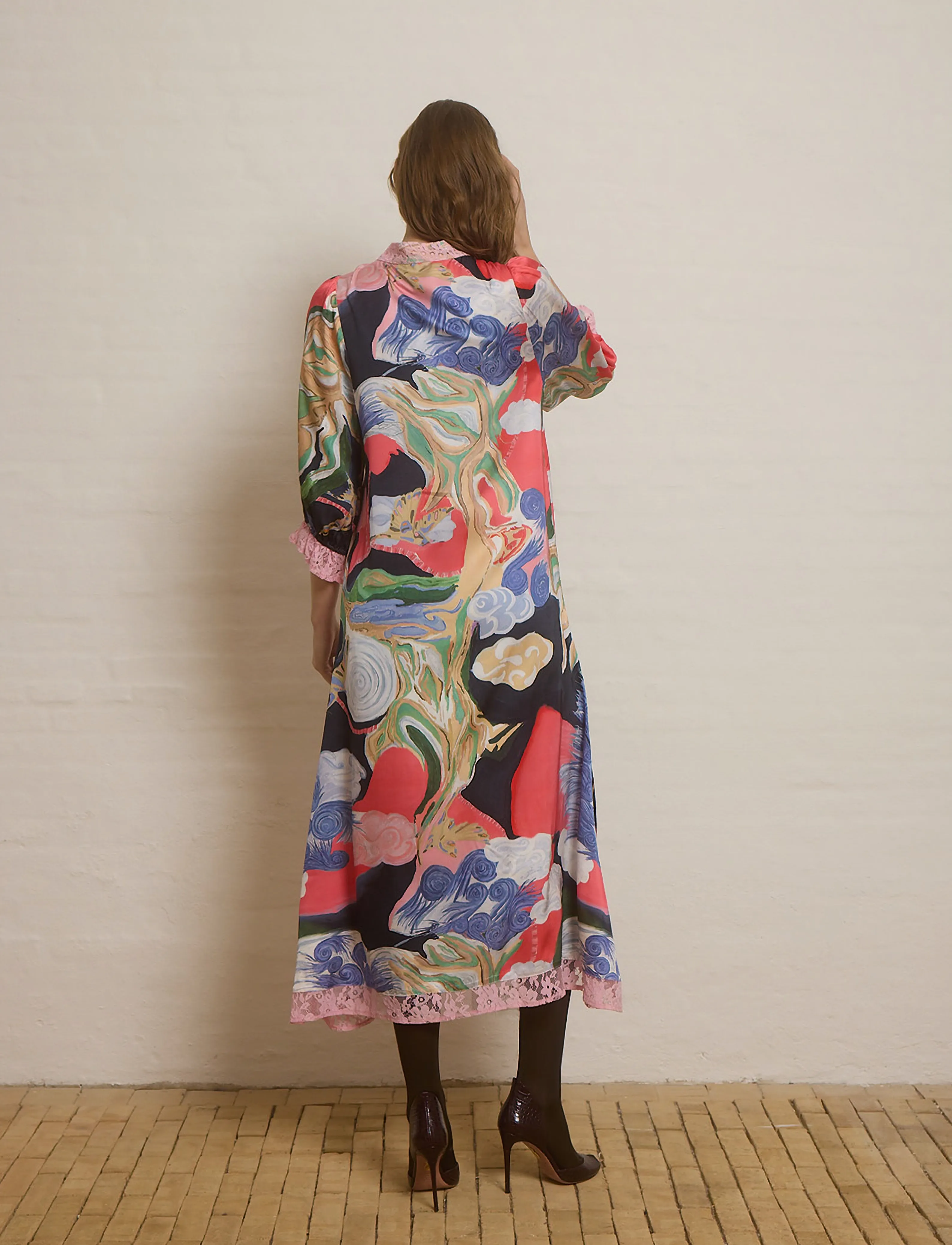 Helmstedt Ebba Dress midiklänningar dam – bild 4