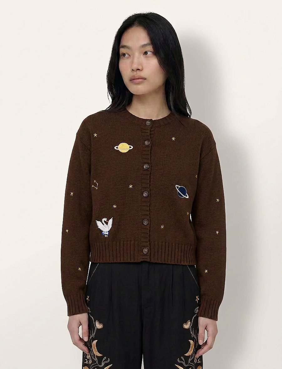 Helmstedt - Oso Cardigan - kardiganid - brown - 0