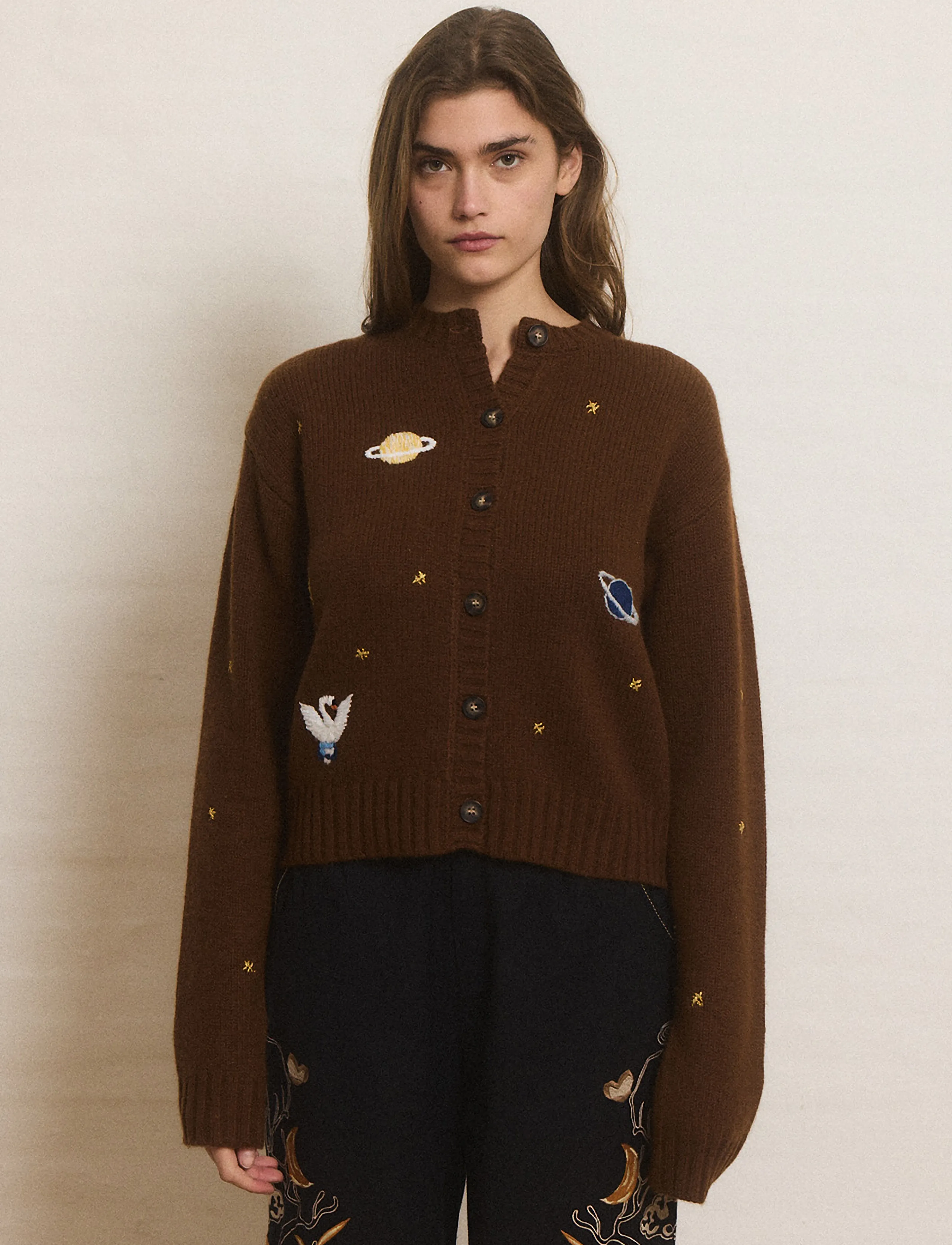 Helmstedt - Oso Cardigan - kardiganai - brown - 4