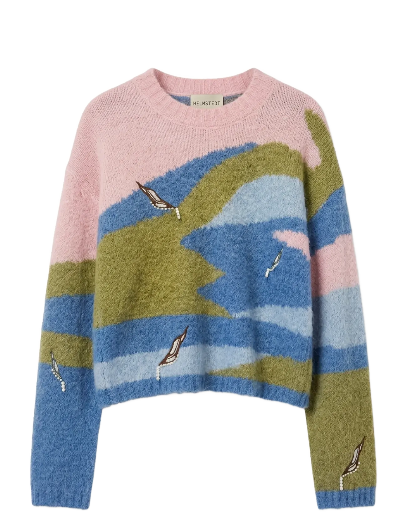 Helmstedt Astrid Knit - Jumpers - SKY KNIT / blue