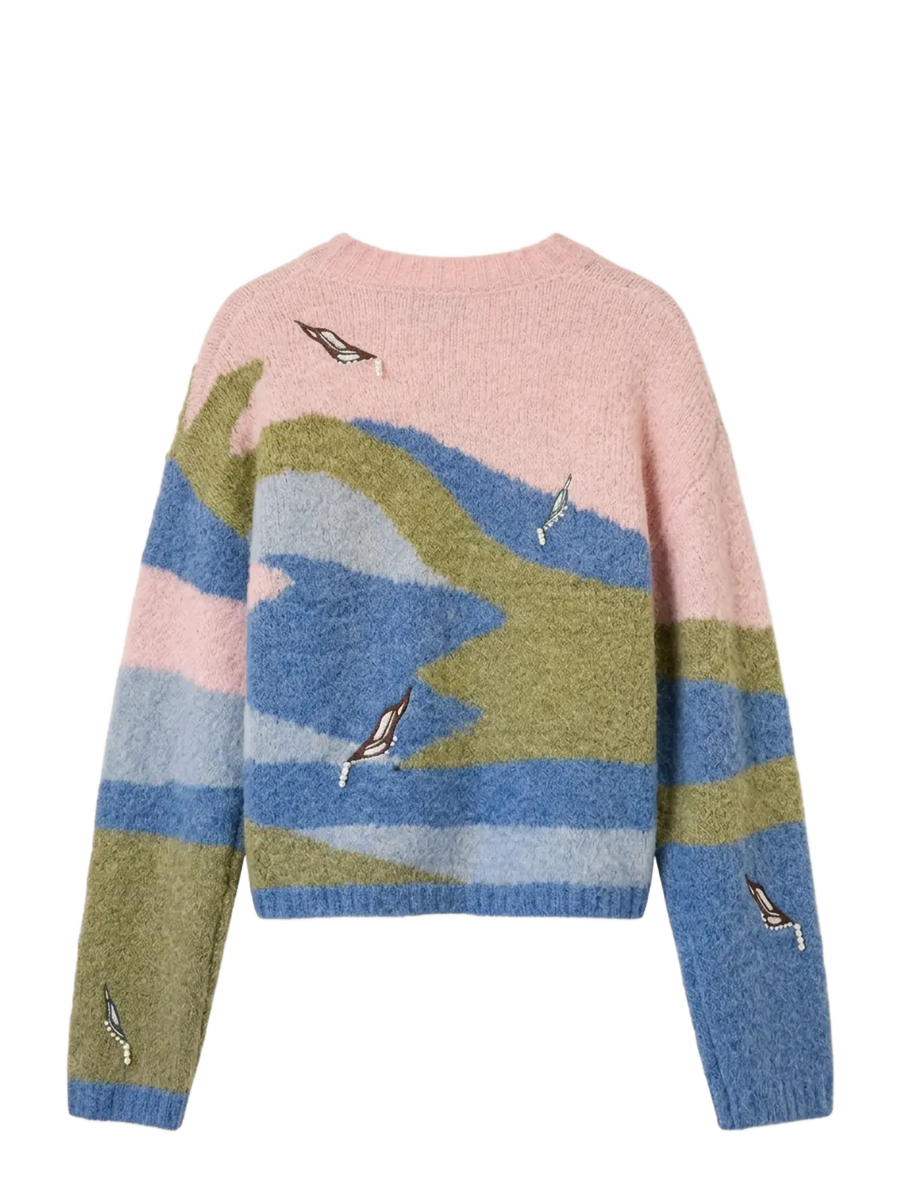 Helmstedt - Astrid Knit - jumpers - sky knit - 2