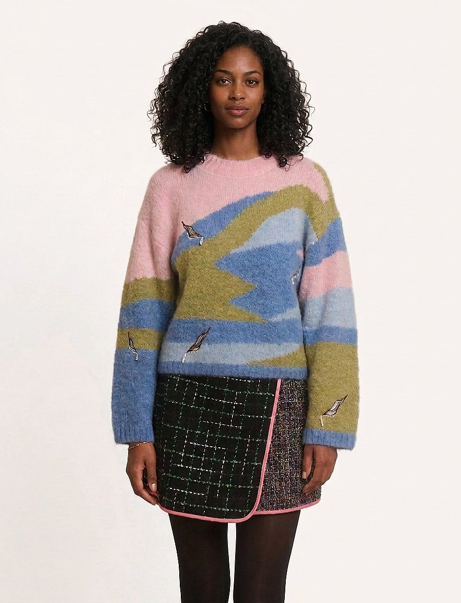 Helmstedt - Astrid Knit - pullover - sky knit - 0