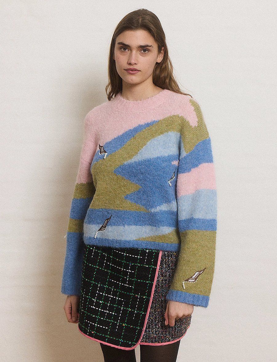 Helmstedt - Astrid Knit - džemperi - sky knit - 3