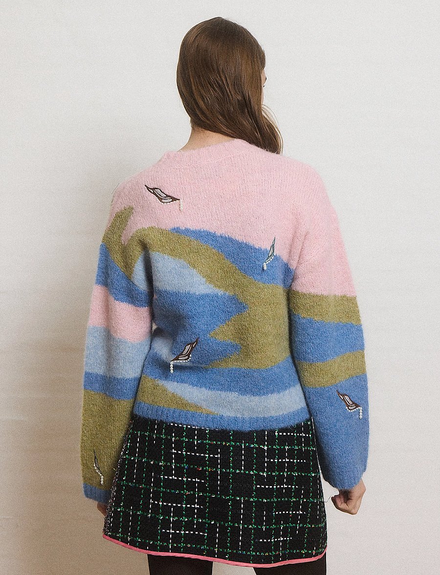 Helmstedt - Astrid Knit - džemperi - sky knit - 5