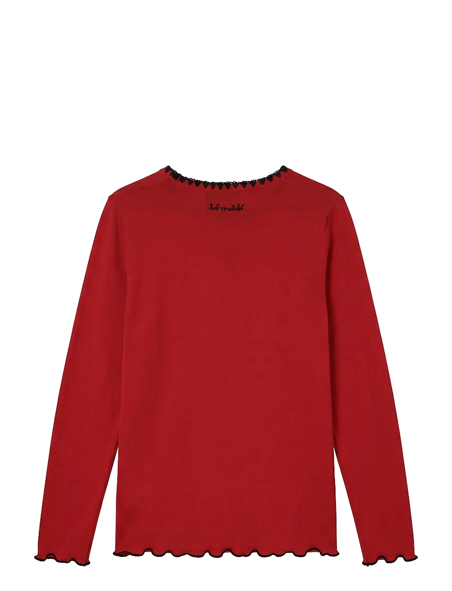 Helmstedt - Andrea Longsleeve T-shirt - pikkade varrukatega topid - cranberry red - 2