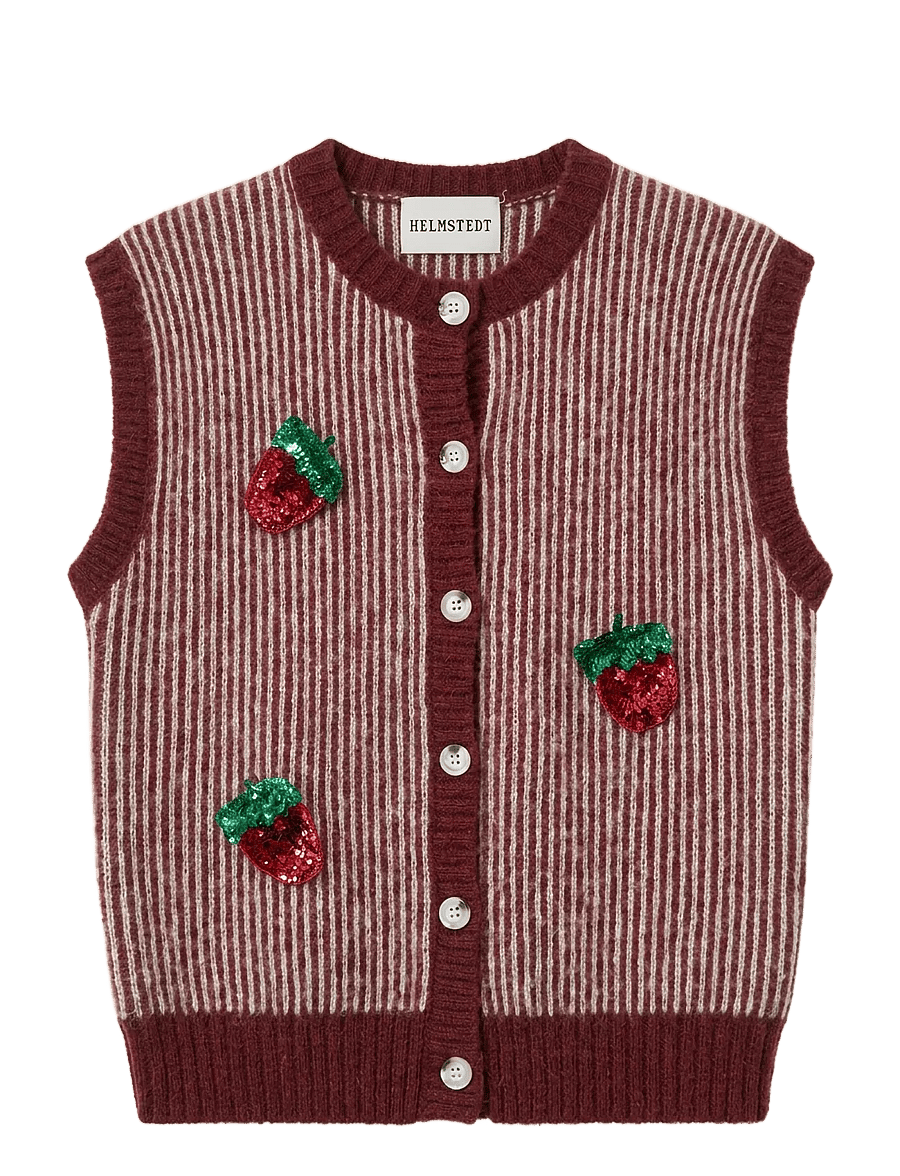 Helmstedt - Naya Vest - strickwesten - striped knit - 1