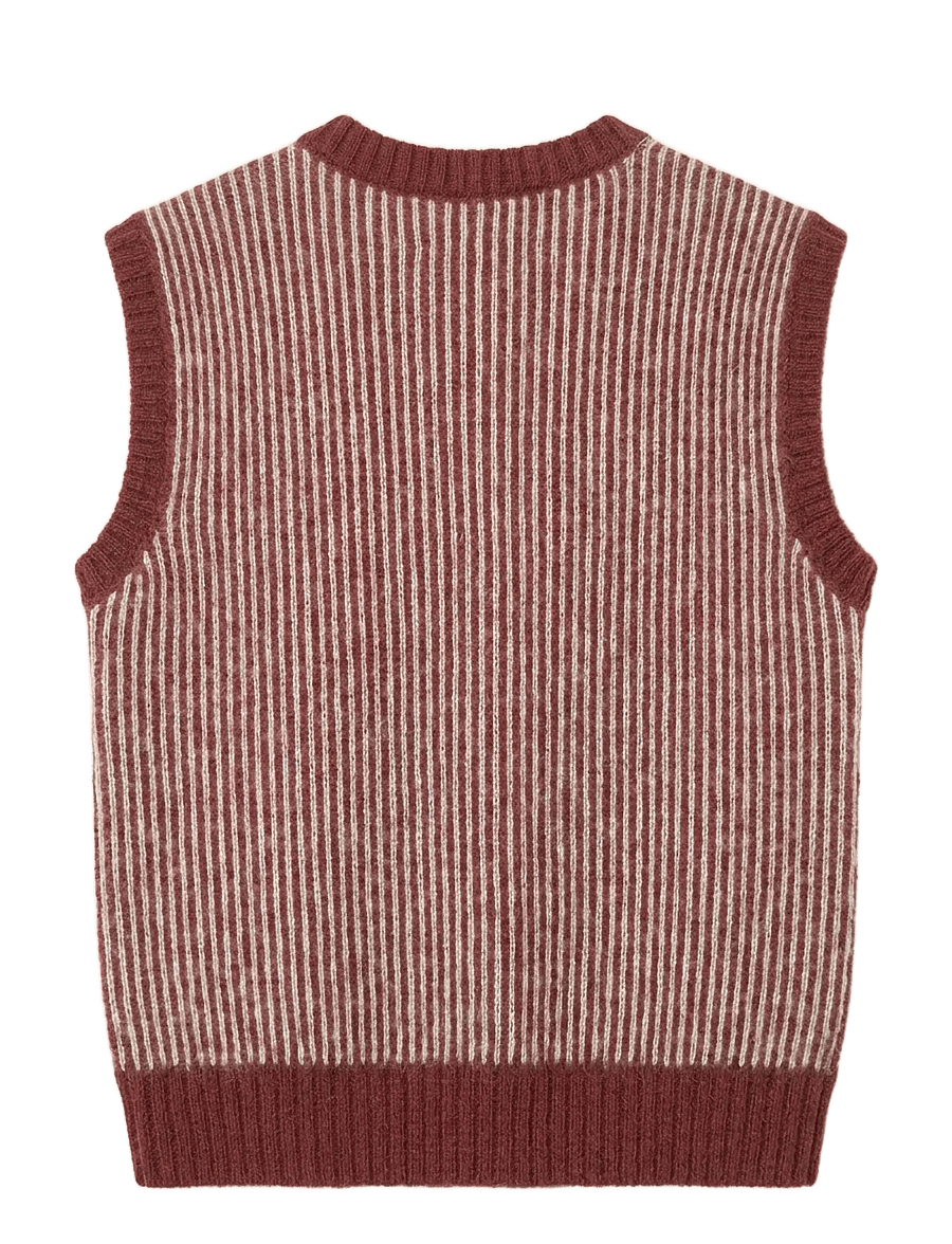 Helmstedt - Naya Vest - strickwesten - striped knit - 2