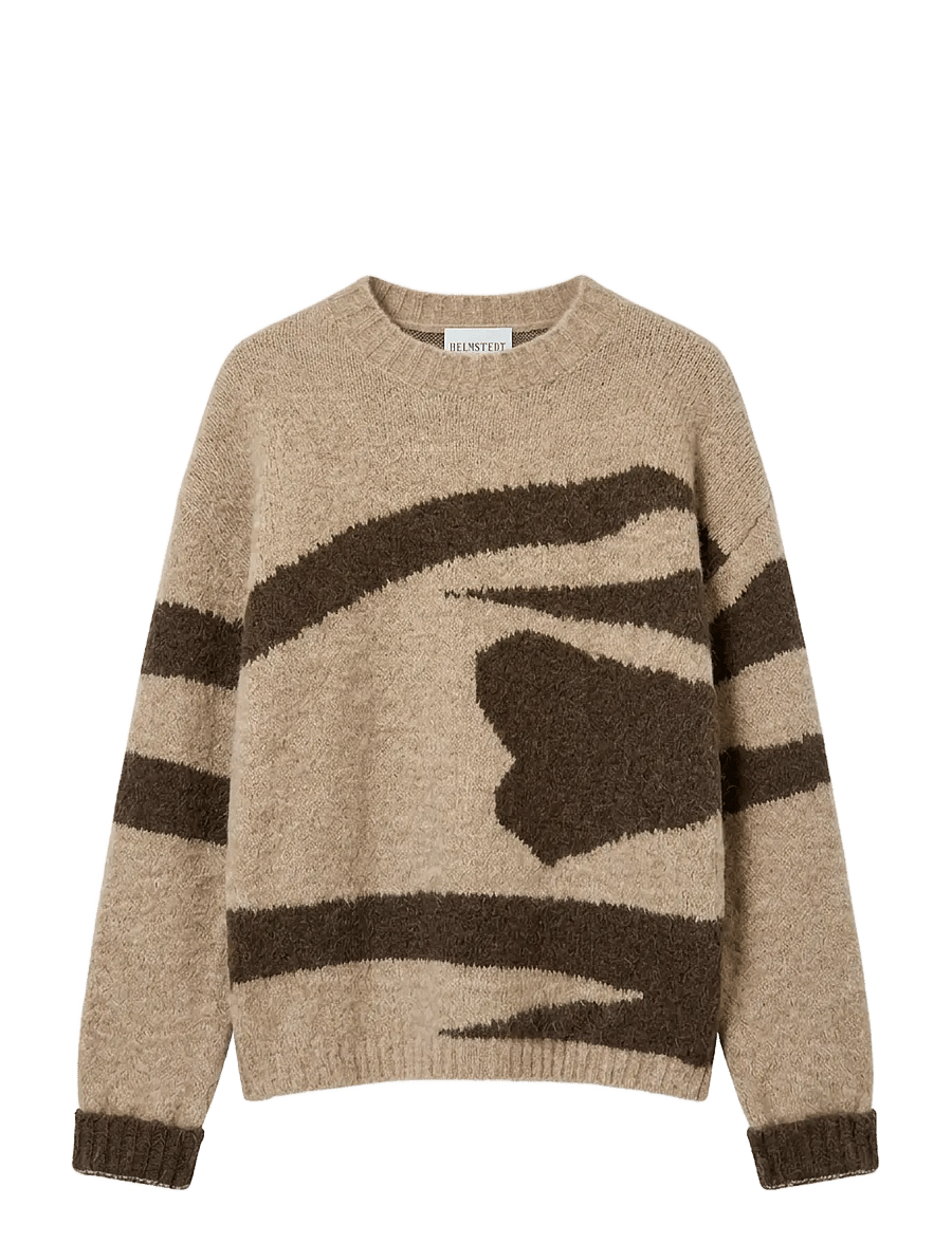 Helmstedt - Annelie Knit - kampsunid - burnt chestnut - 1