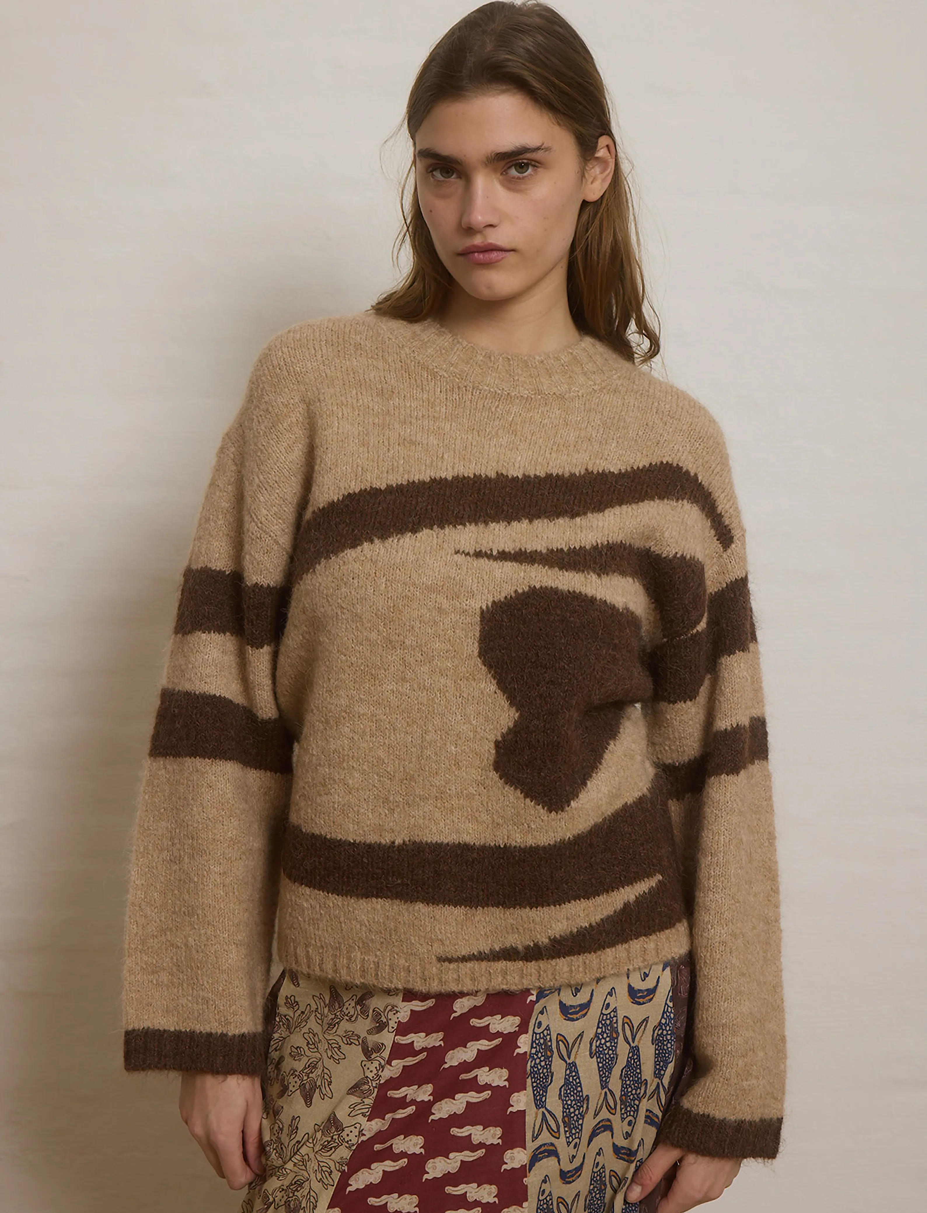 Helmstedt Annelie Knit - Helmstedt - BURNT CHESTNUT / beige