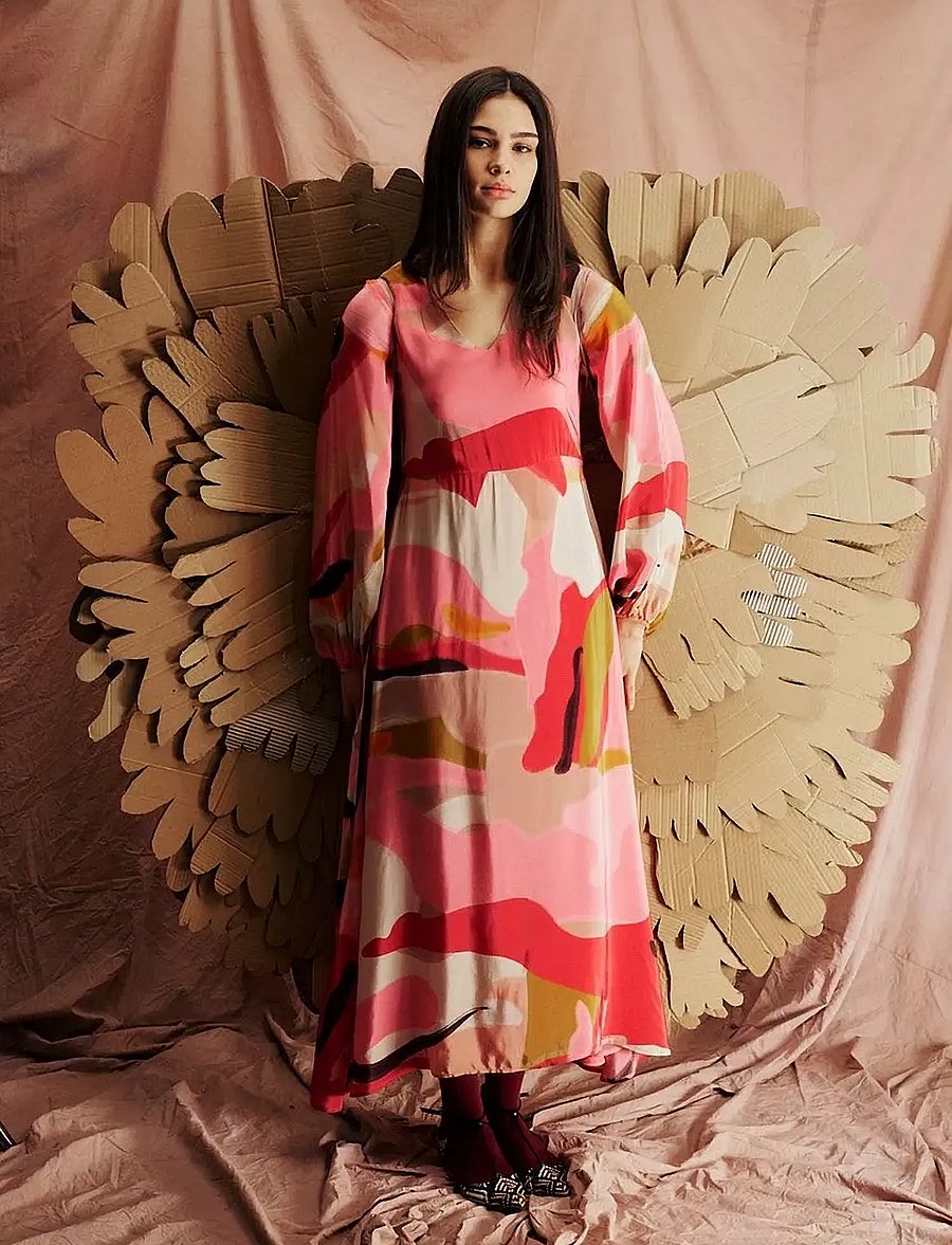 Helmstedt - Soleil Dress - maxi dresses - autumn glow - 5