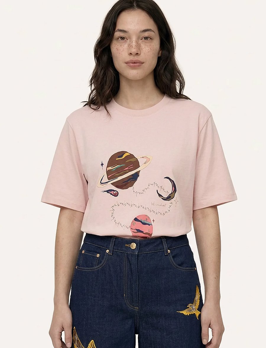 Helmstedt - Noor T-Shirt - hushed violet with print - 0