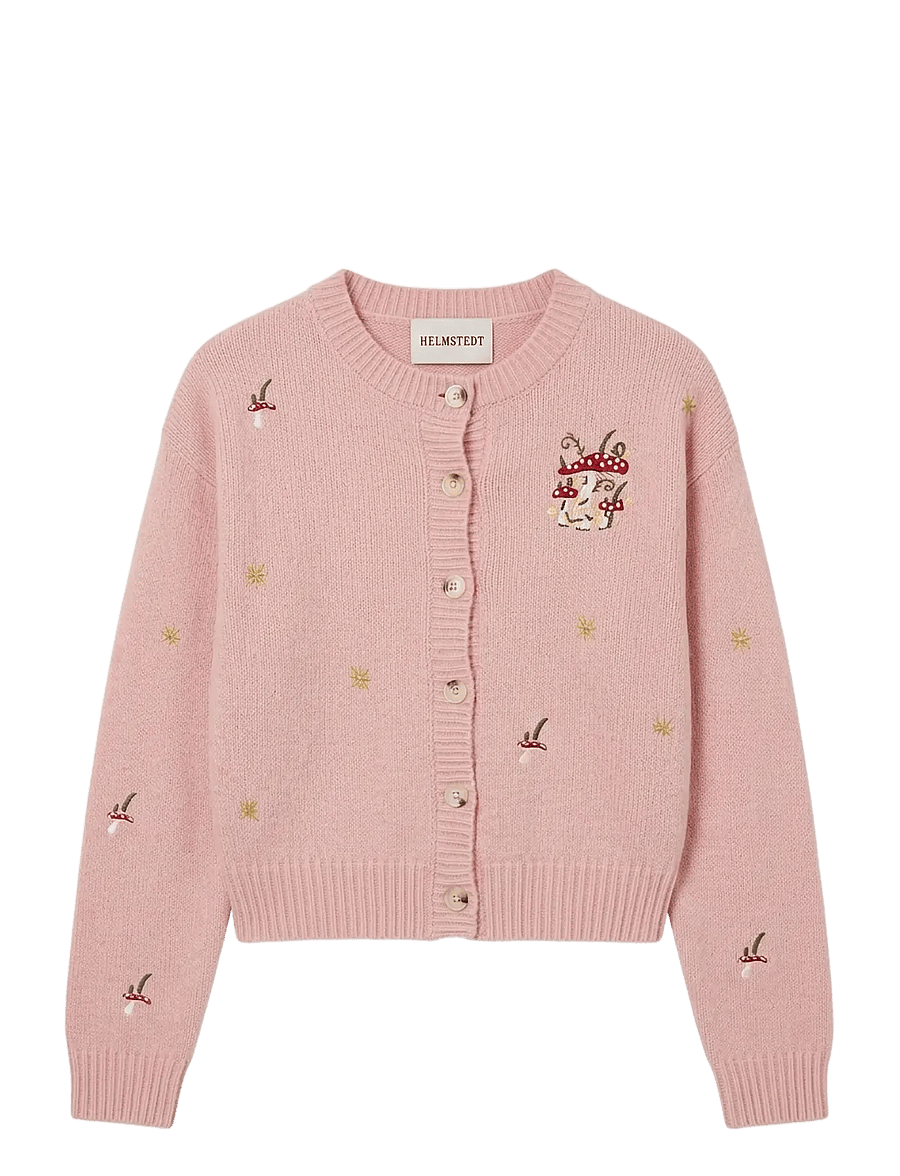 Helmstedt - Oso Cardigan - strickjacken - warm rose - 1