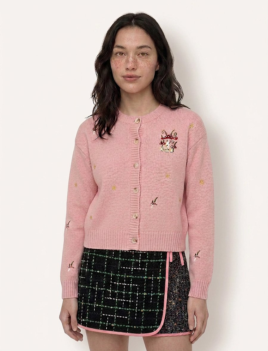 Helmstedt - Oso Cardigan - strickjacken - warm rose - 0