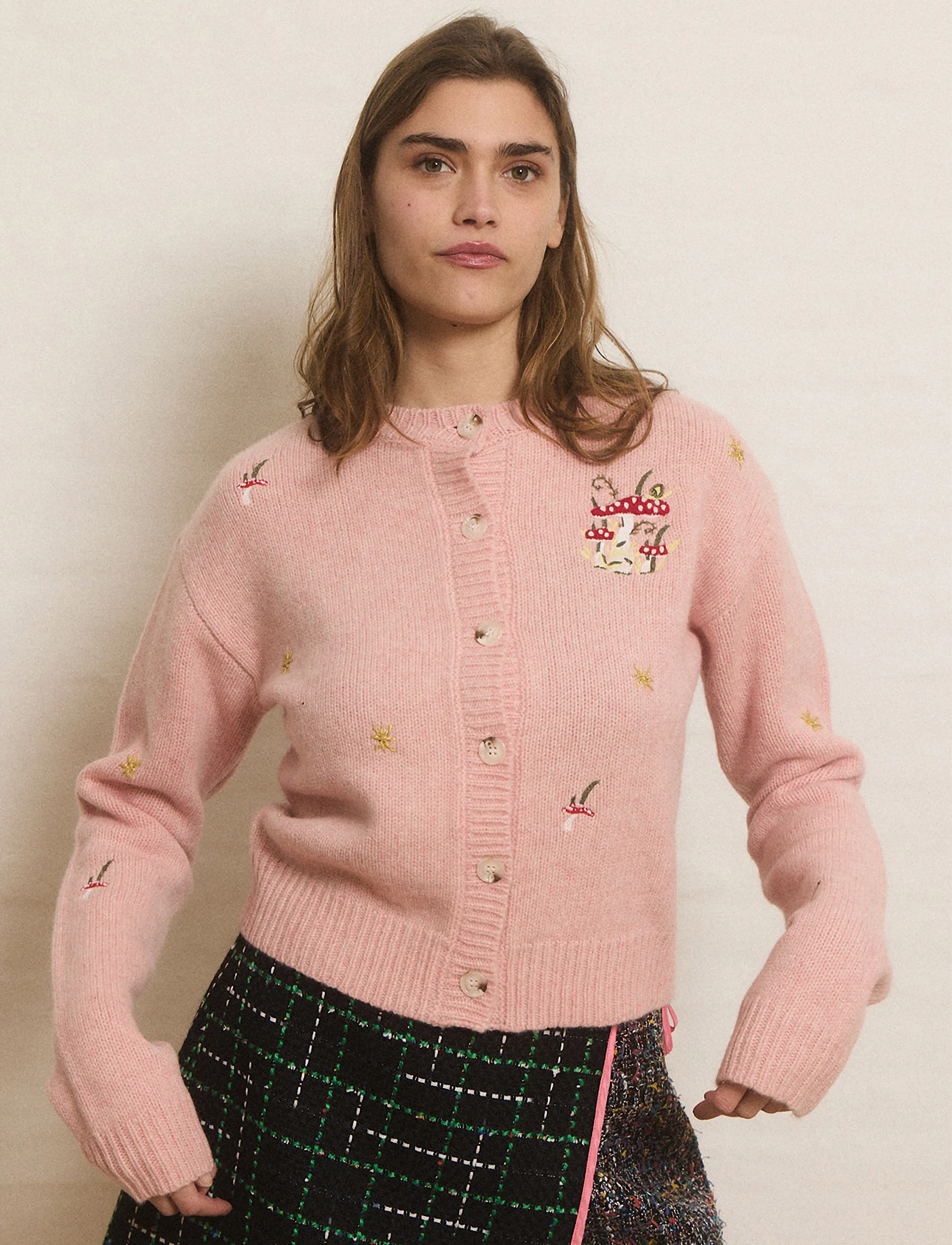 Helmstedt - Oso Cardigan - koftor - warm rose - 3