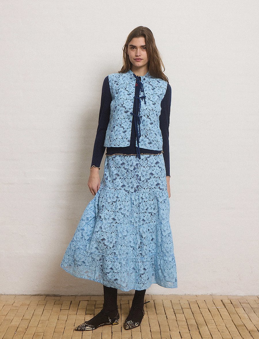 Helmstedt - Maggie Vest - Ärmlösa blusar - dusty blue - 3