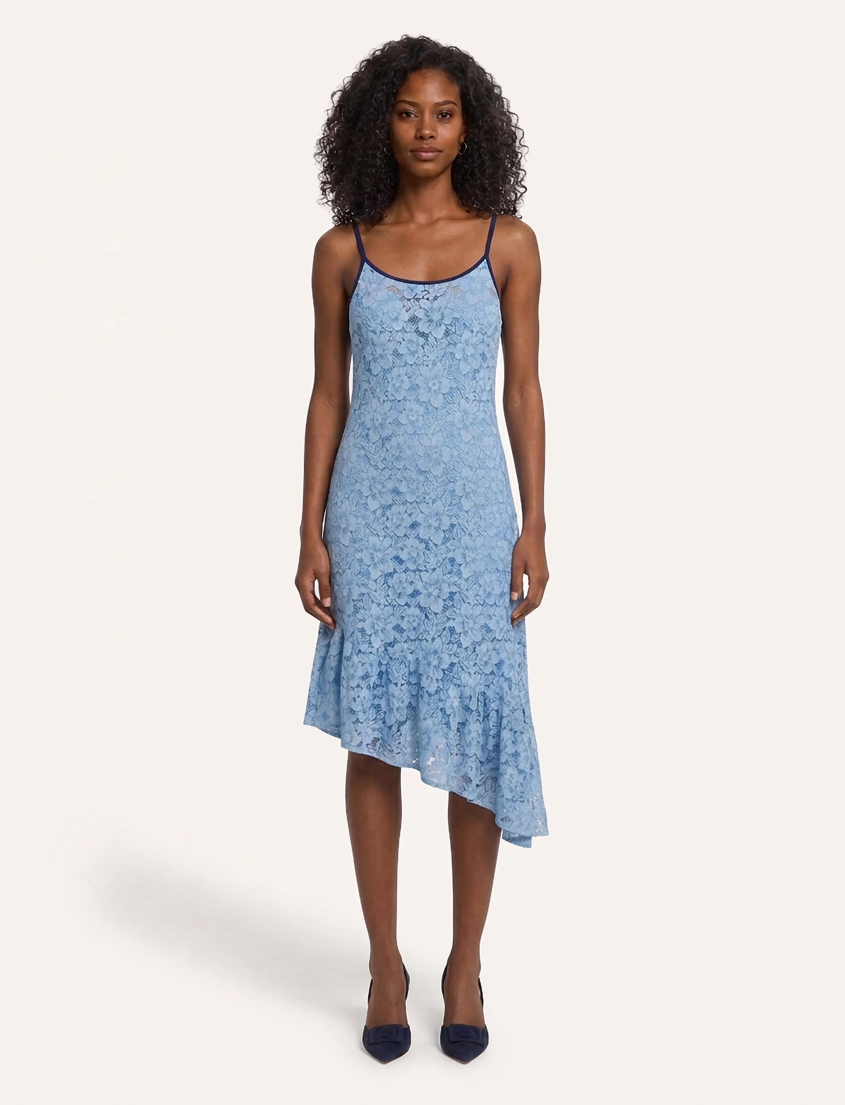 Helmstedt Kaisa Dress - Midikleidid - DUSTY BLUE / blue