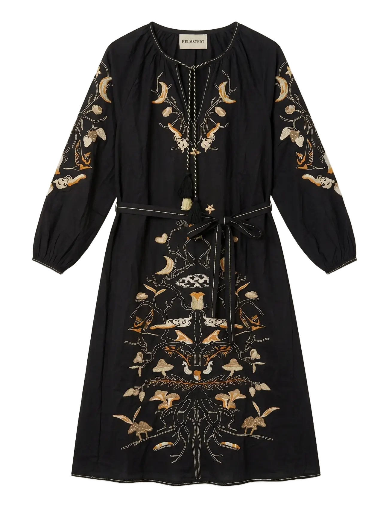 Helmstedt - Monica Dress - midikleidid - black beauty - 1