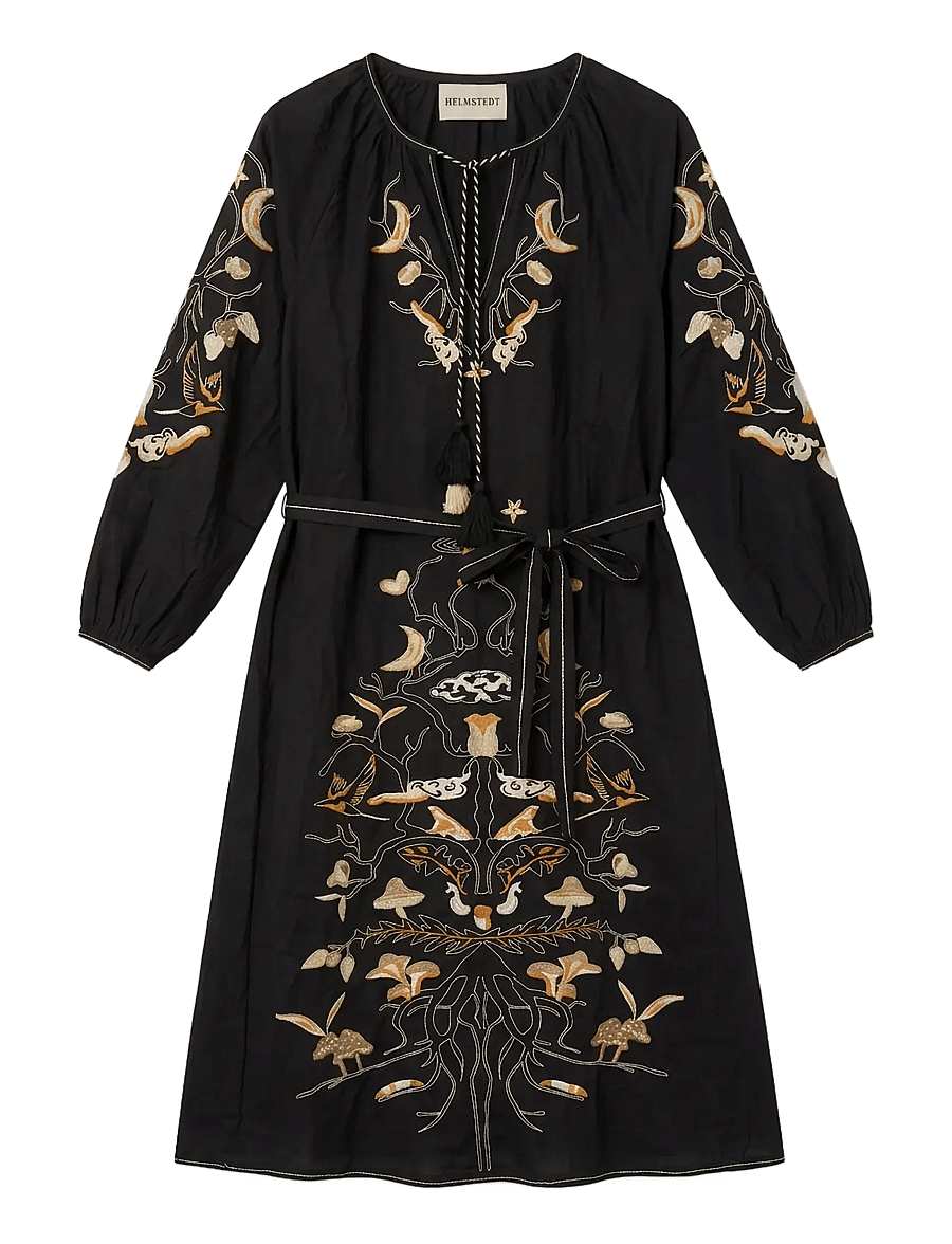 Helmstedt - Monica Dress - midikleidid - black beauty - 1