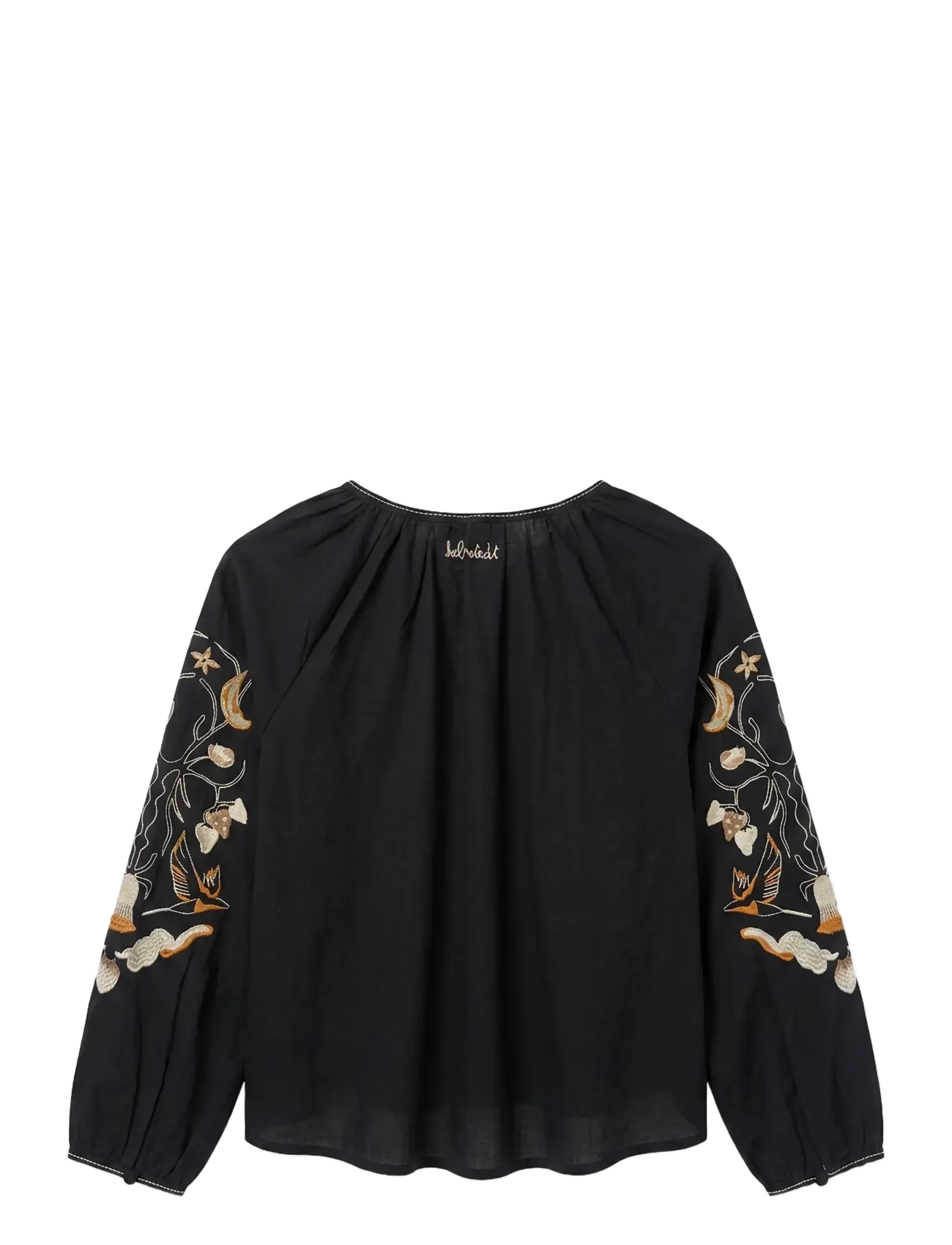 Helmstedt - Eline Blouse - långärmade blusar - black beauty - 2