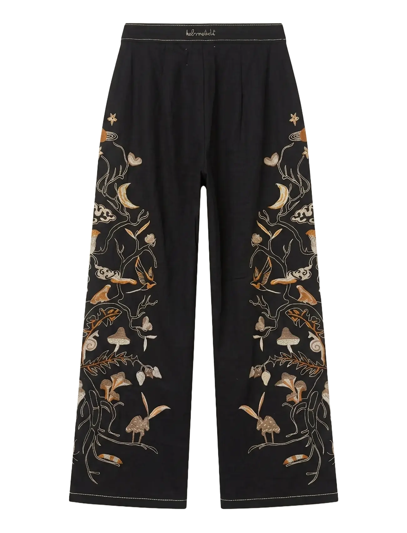 Helmstedt - Maya Pants - bukser med lige ben - black beauty - 2