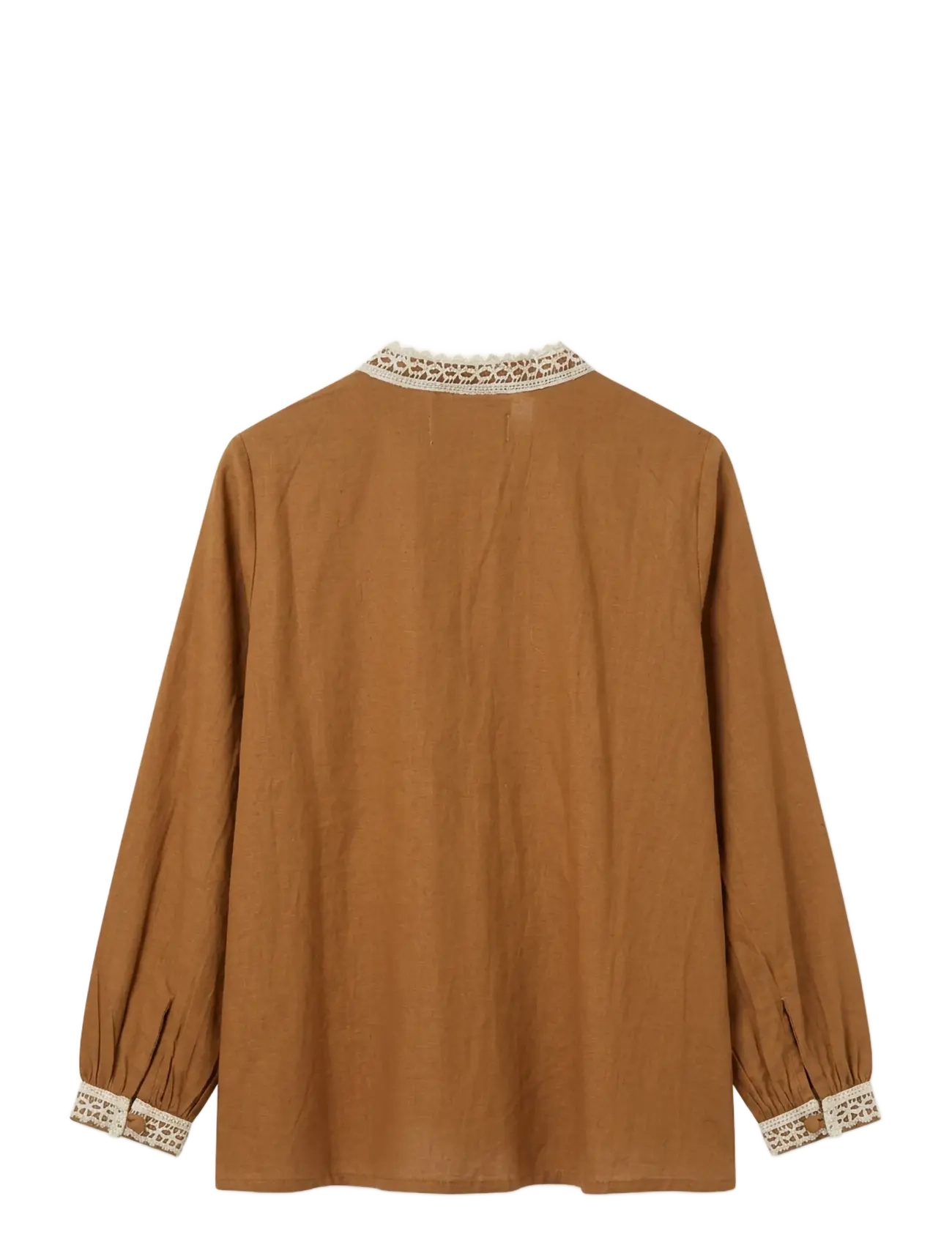 Helmstedt - Linea Blouse - langärmlige hemden - honey brown - 2