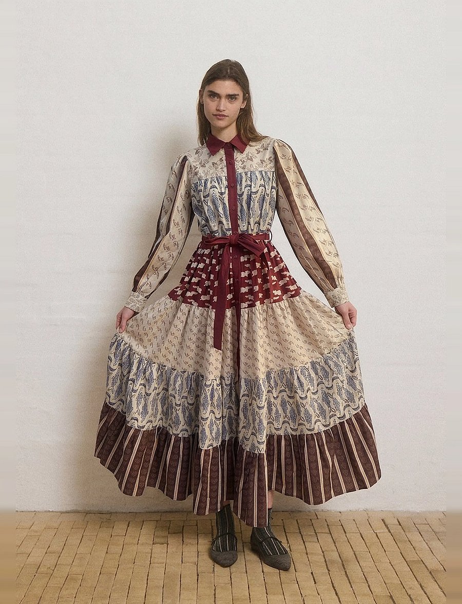 Helmstedt - Iben Dress - skjortekjoler - patchwork of dreams - 4
