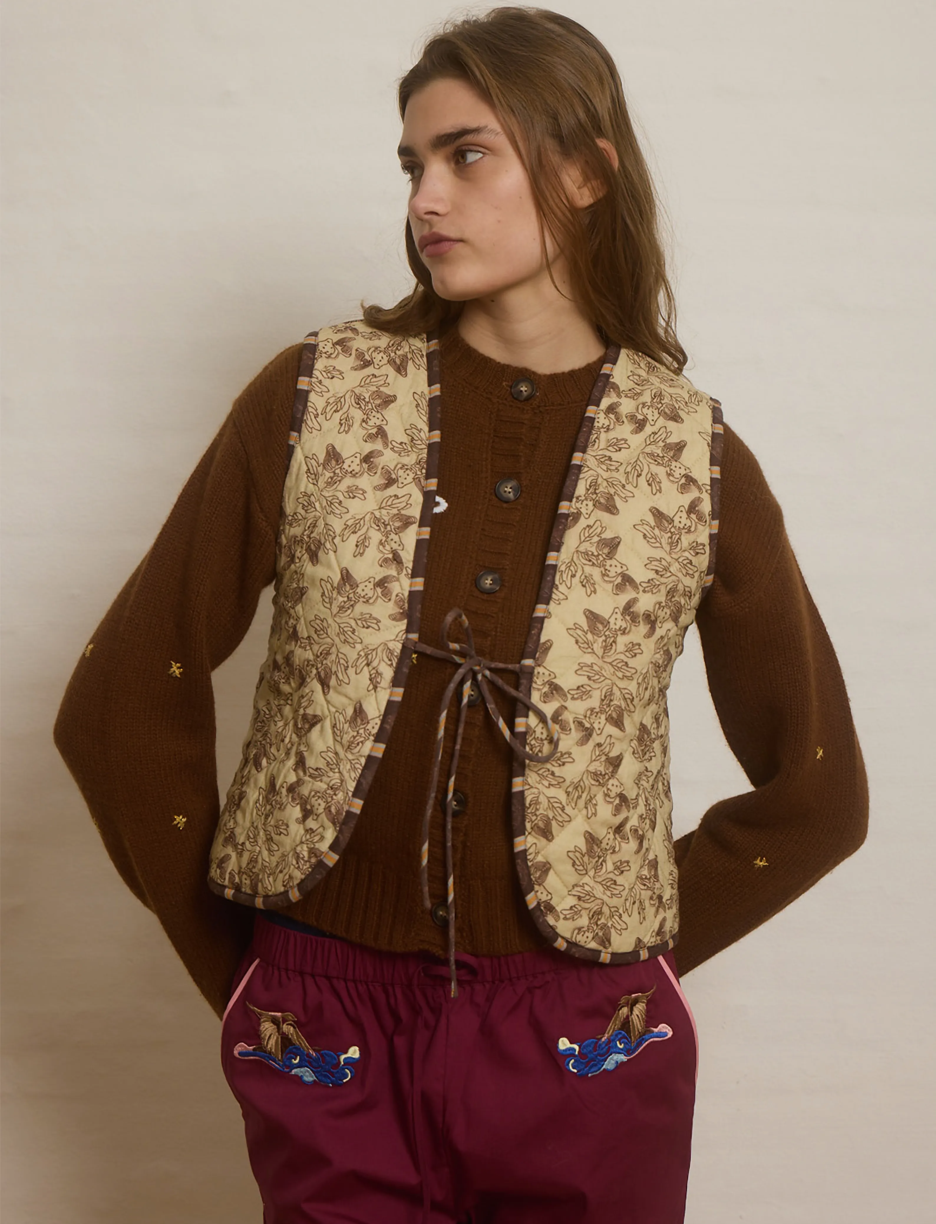 Helmstedt - Frida Reversible Vest - quilted vests - patchwork of dreams - 4