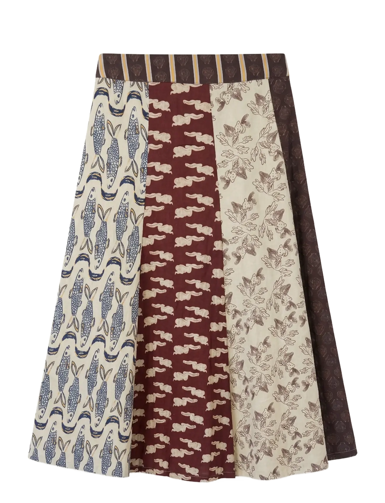 Helmstedt Vienna Skirt - Modetrends - PATCHWORK OF DREAMS / brown