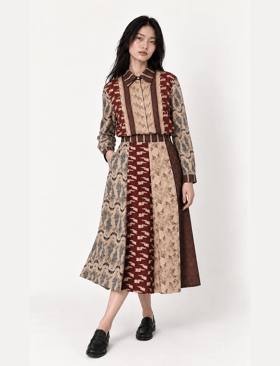 Helmstedt - Vienna Skirt - pleated skirts - patchwork of dreams - 0