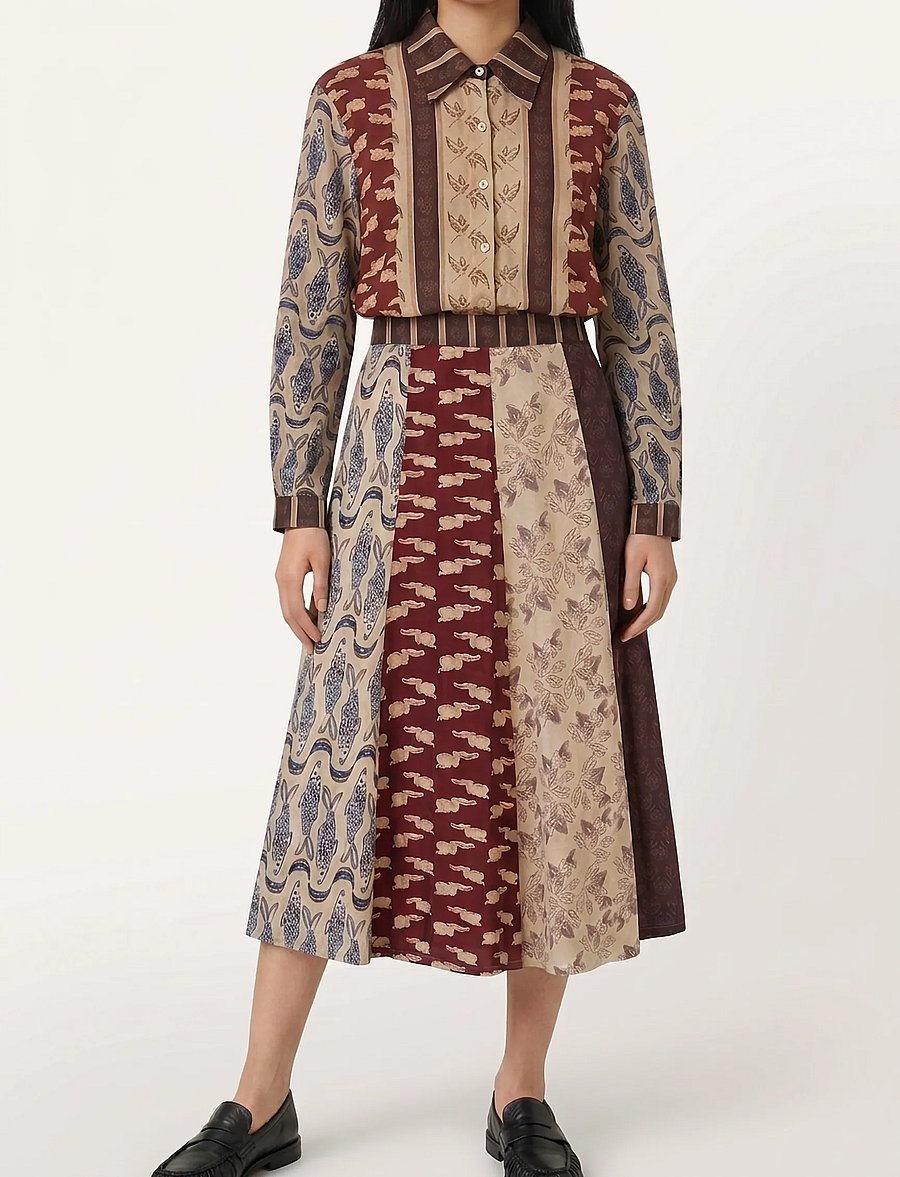 Helmstedt - Vienna Skirt - faltenröcke - patchwork of dreams - 0
