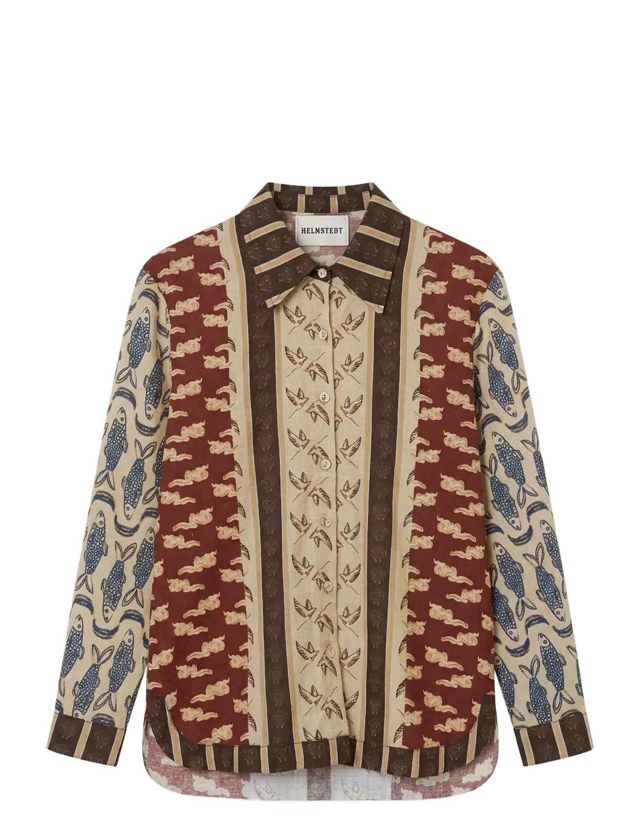Helmstedt - Karla Shirt - langärmlige hemden - patchwork of dreams - 1