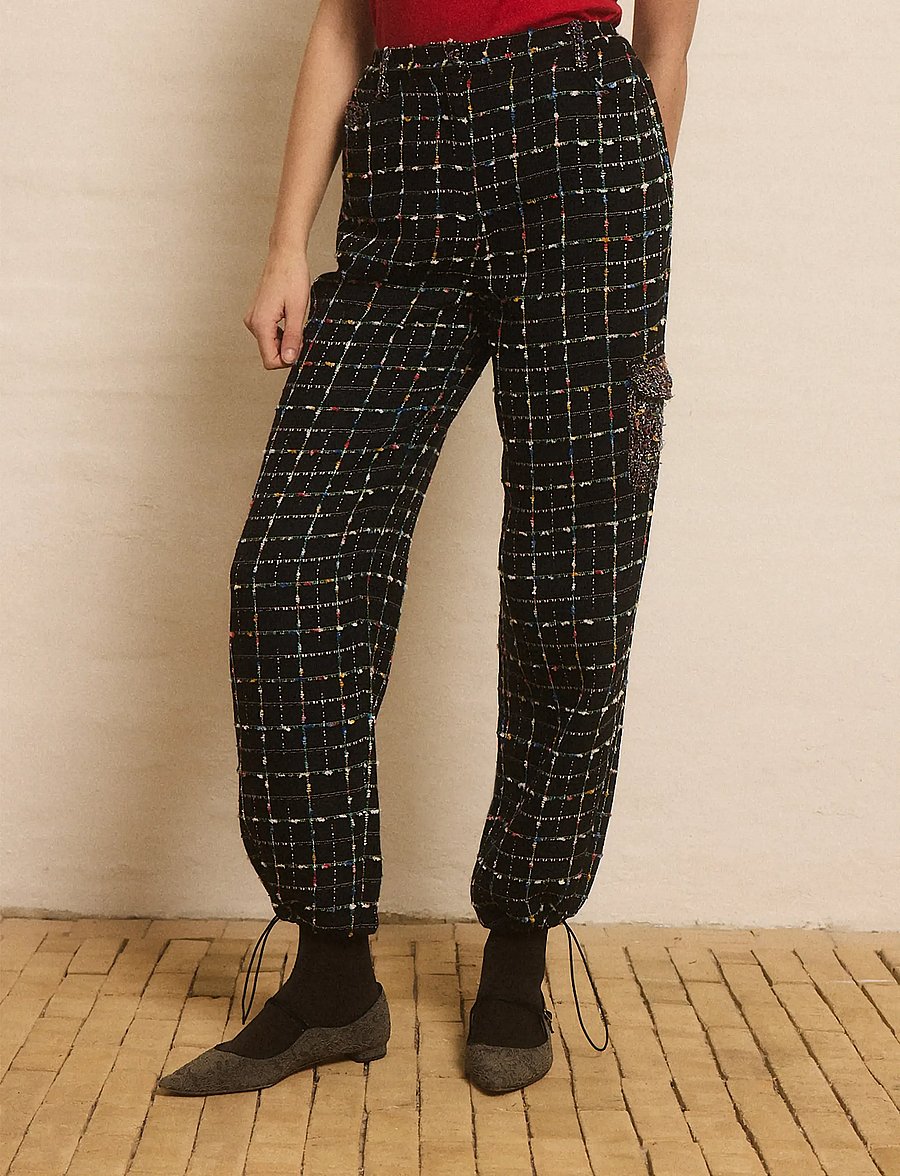 Helmstedt - Karla Pants - cargo pants - black bouclÉ - 4